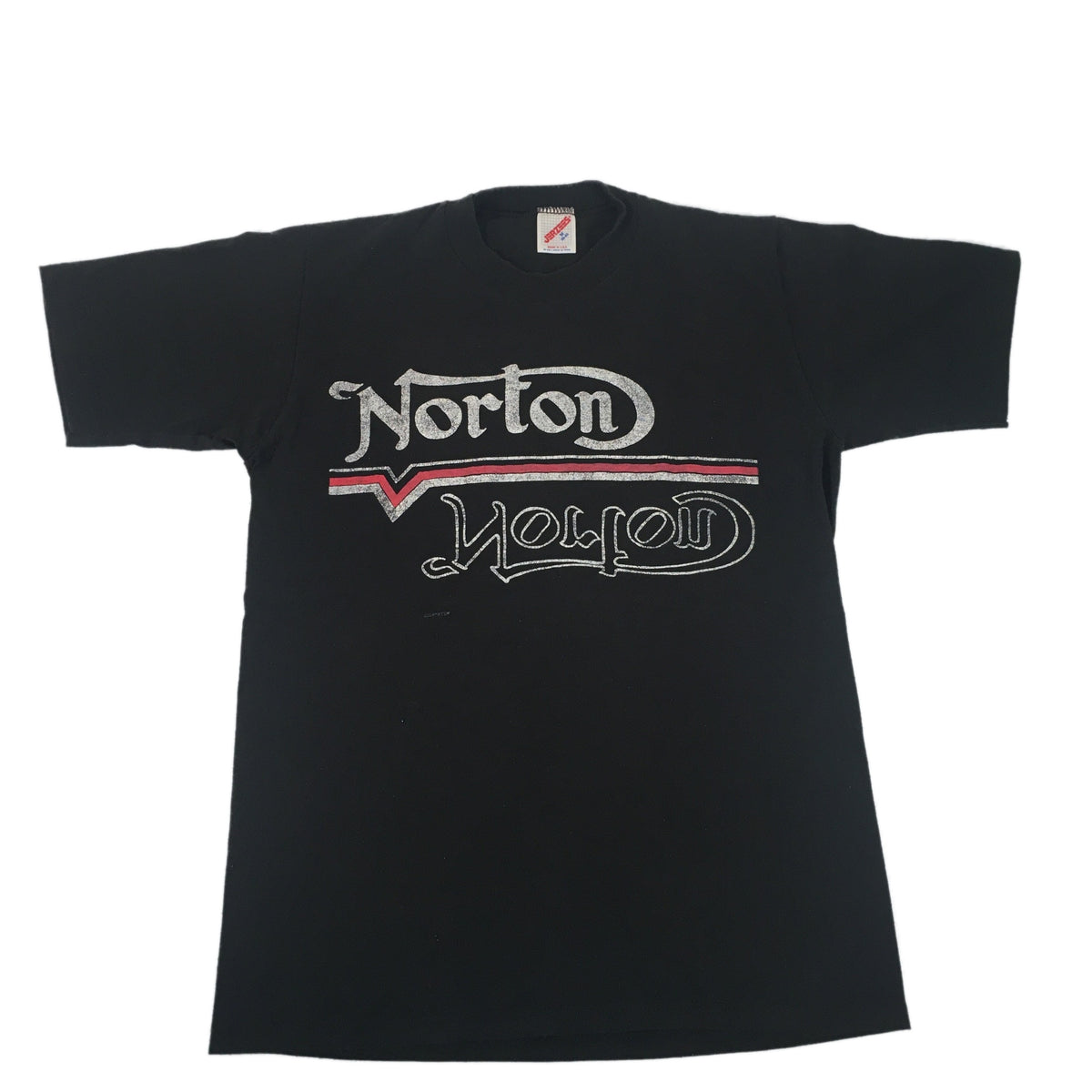 Vintage Norton Motorcycles &quot;Reflection Logo&quot; T-Shirt - jointcustodydc