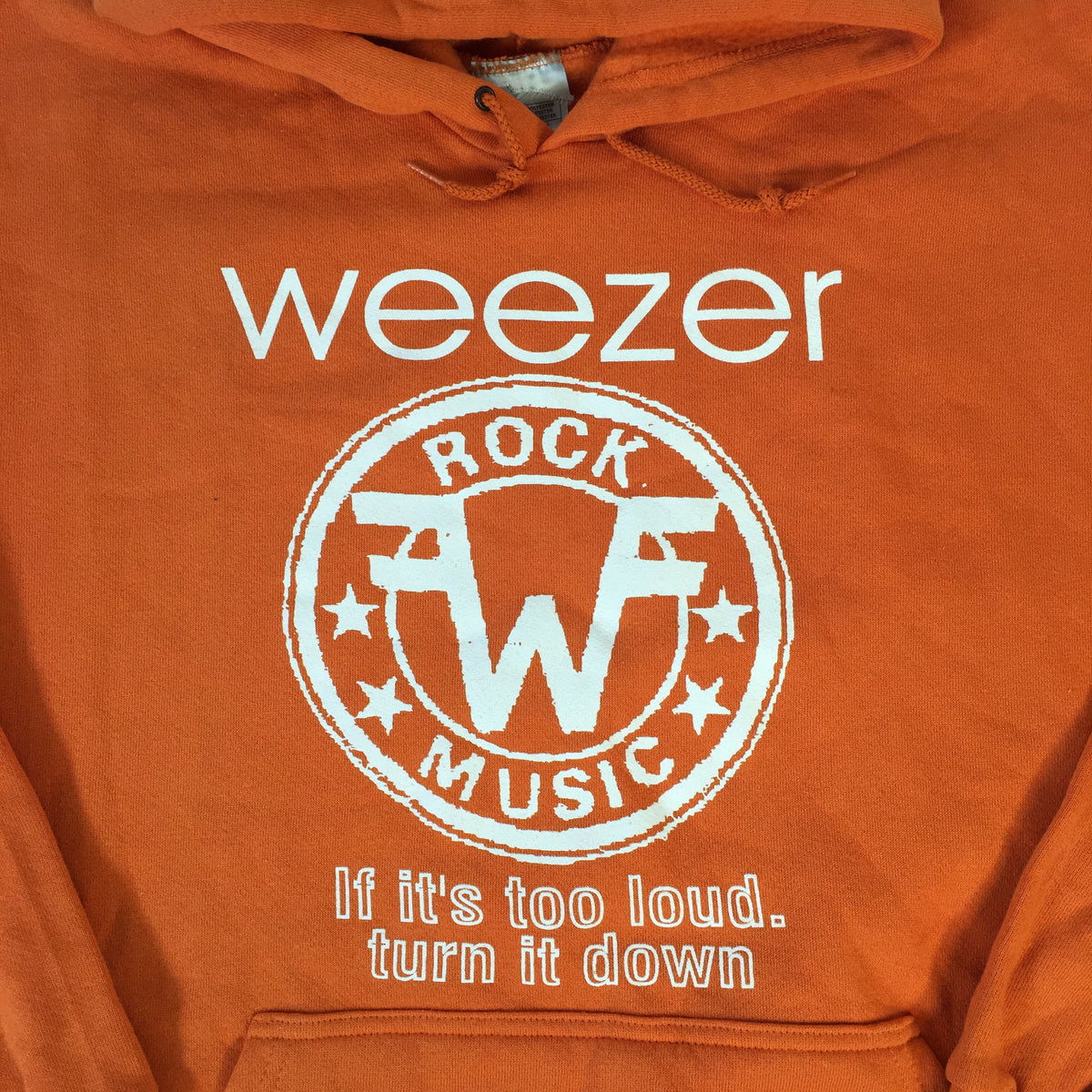 Vintage Weezer &quot;If It&#39;s Too Loud, Turn It Down&quot; Hoodie - jointcustodydc