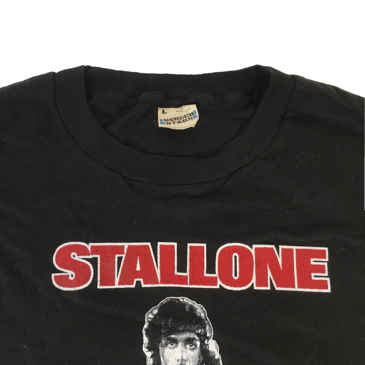 Vintage First Blood &quot;Stallone&quot; Sleeveless T-Shirt - jointcustodydc
