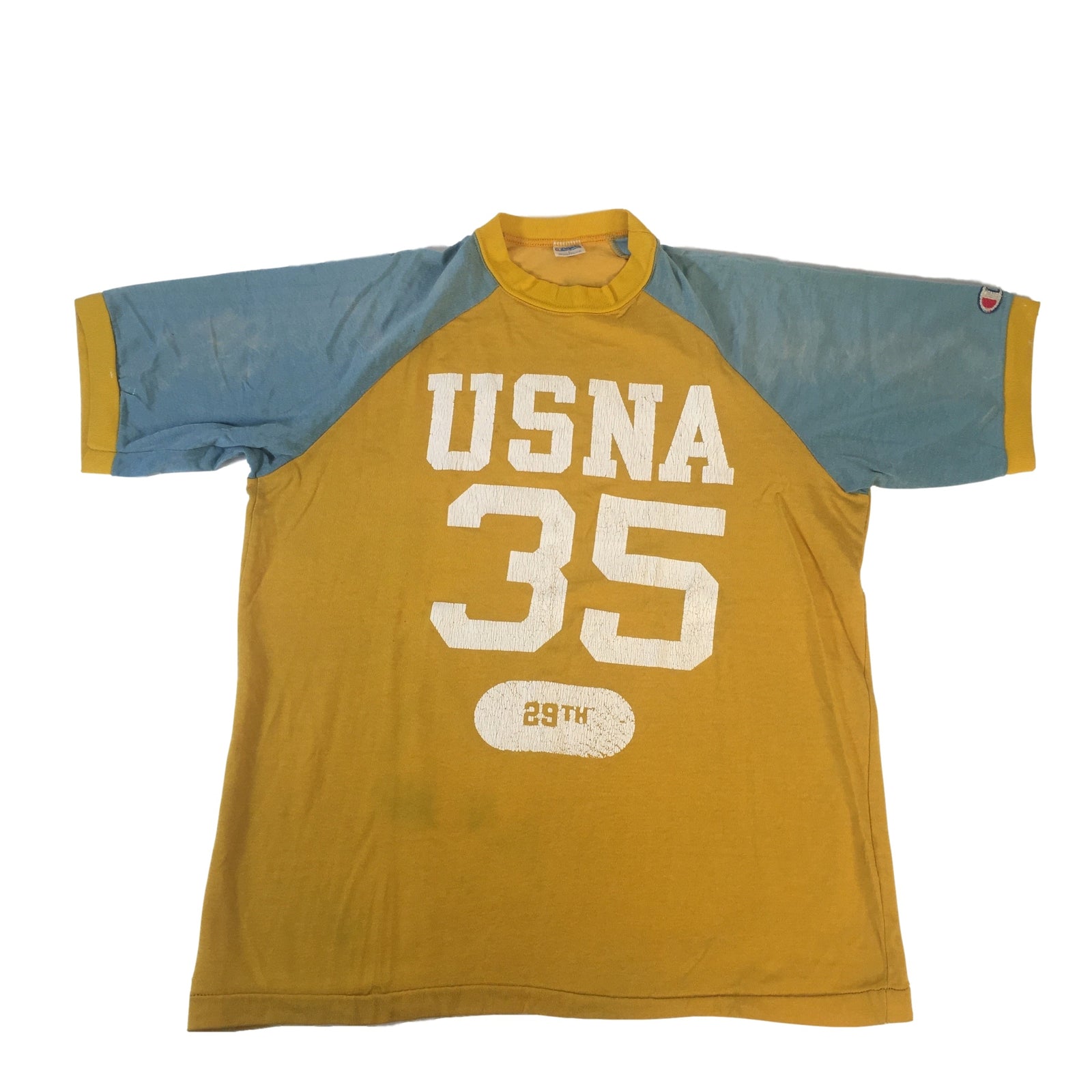Vintage Champion Blue Bar "USNA" Jersey - jointcustodydc