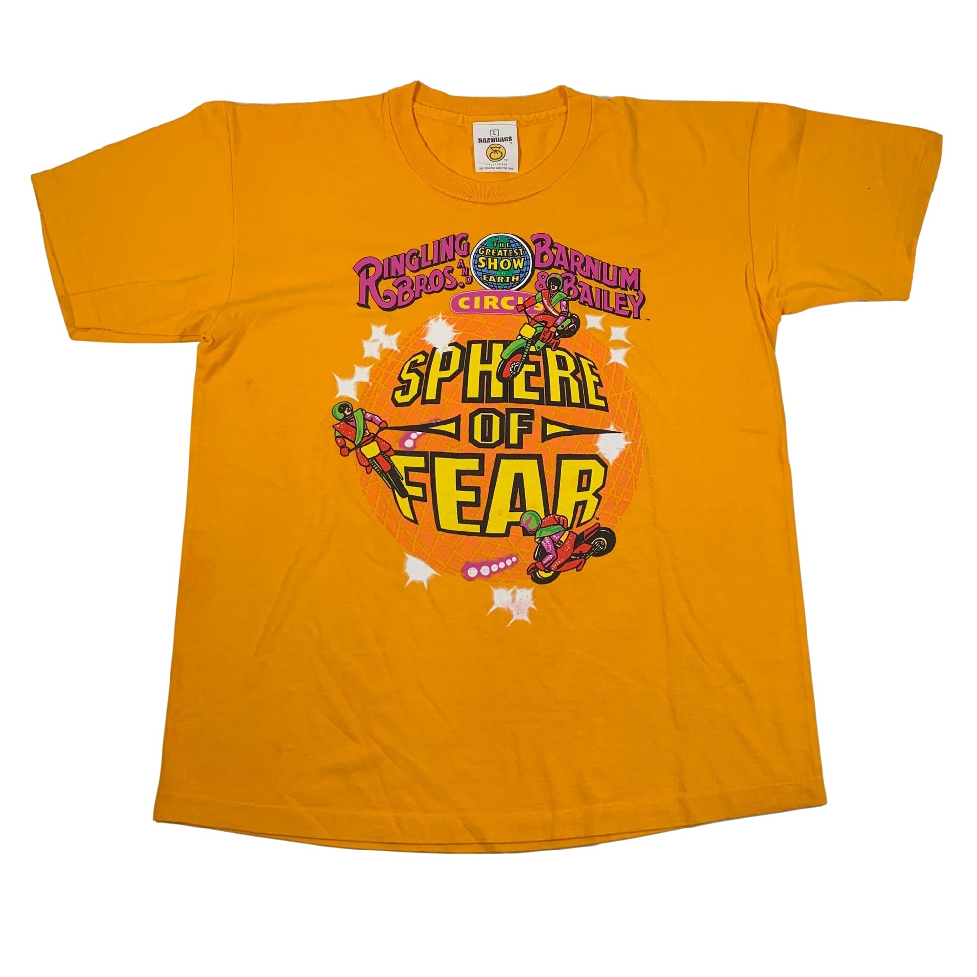 Vintage Ringling Bros And Barnum & Bailey Circus "Sphere Of Fear" T-Shirt - jointcustodydc