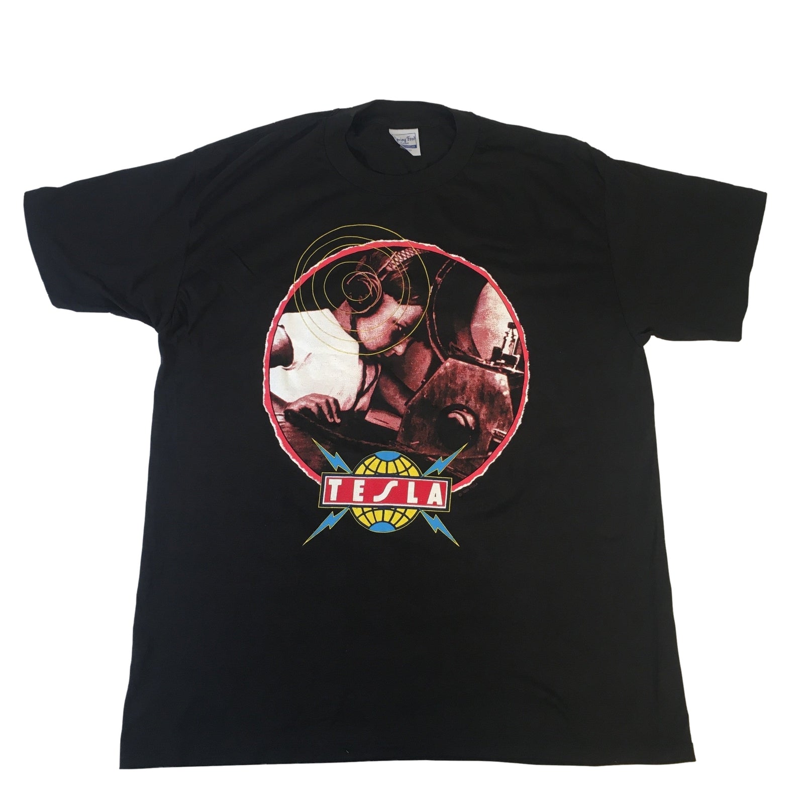 Vintage Tesla "The Great Radio Controversy" T-Shirt - jointcustodydc