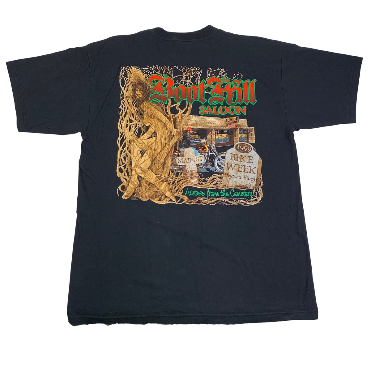 Vintage Boot Hill Saloon 1999 &quot;Daytona&quot; T-Shirt - jointcustodydc