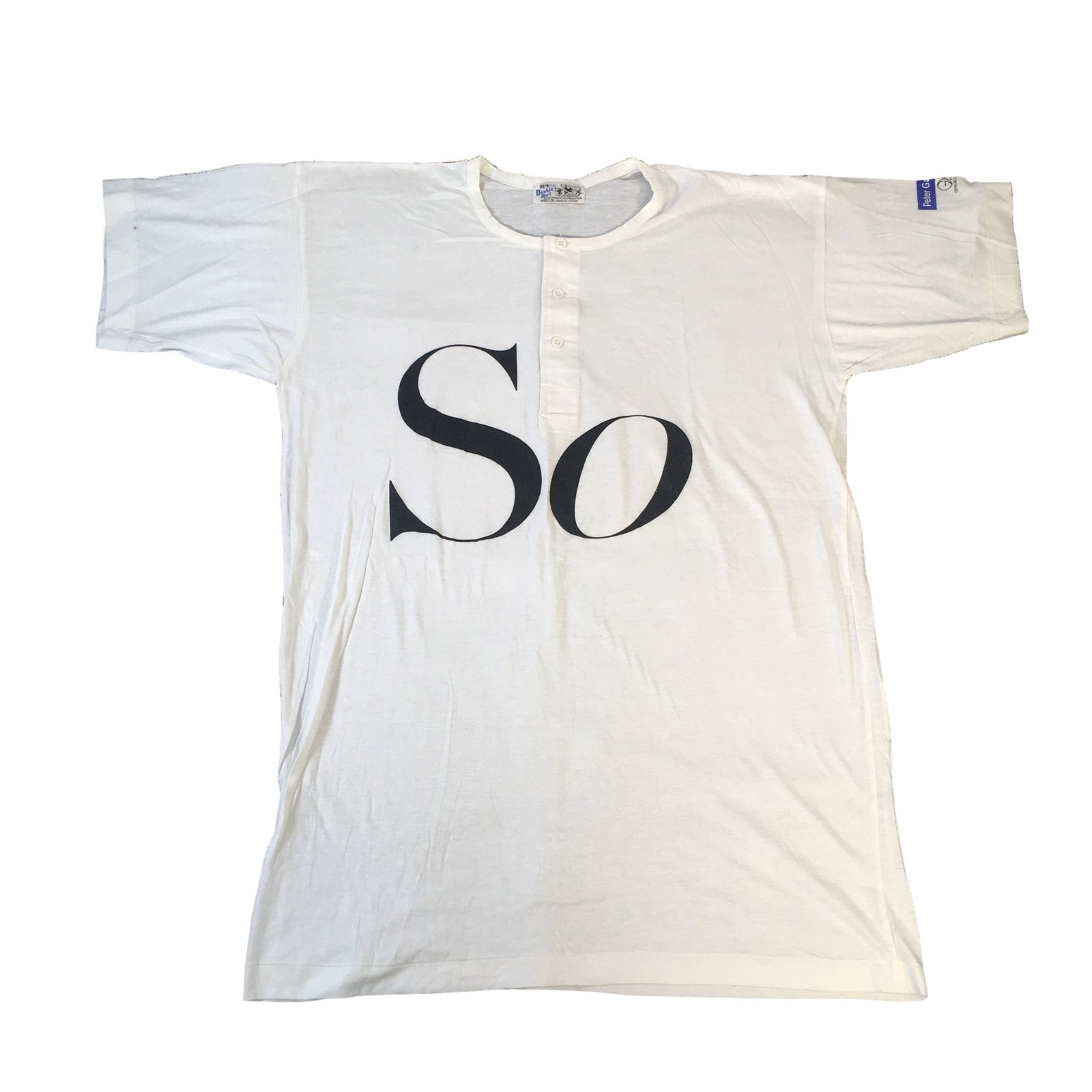 Vintage Peter Gabriel "SO" Henley - jointcustodydc