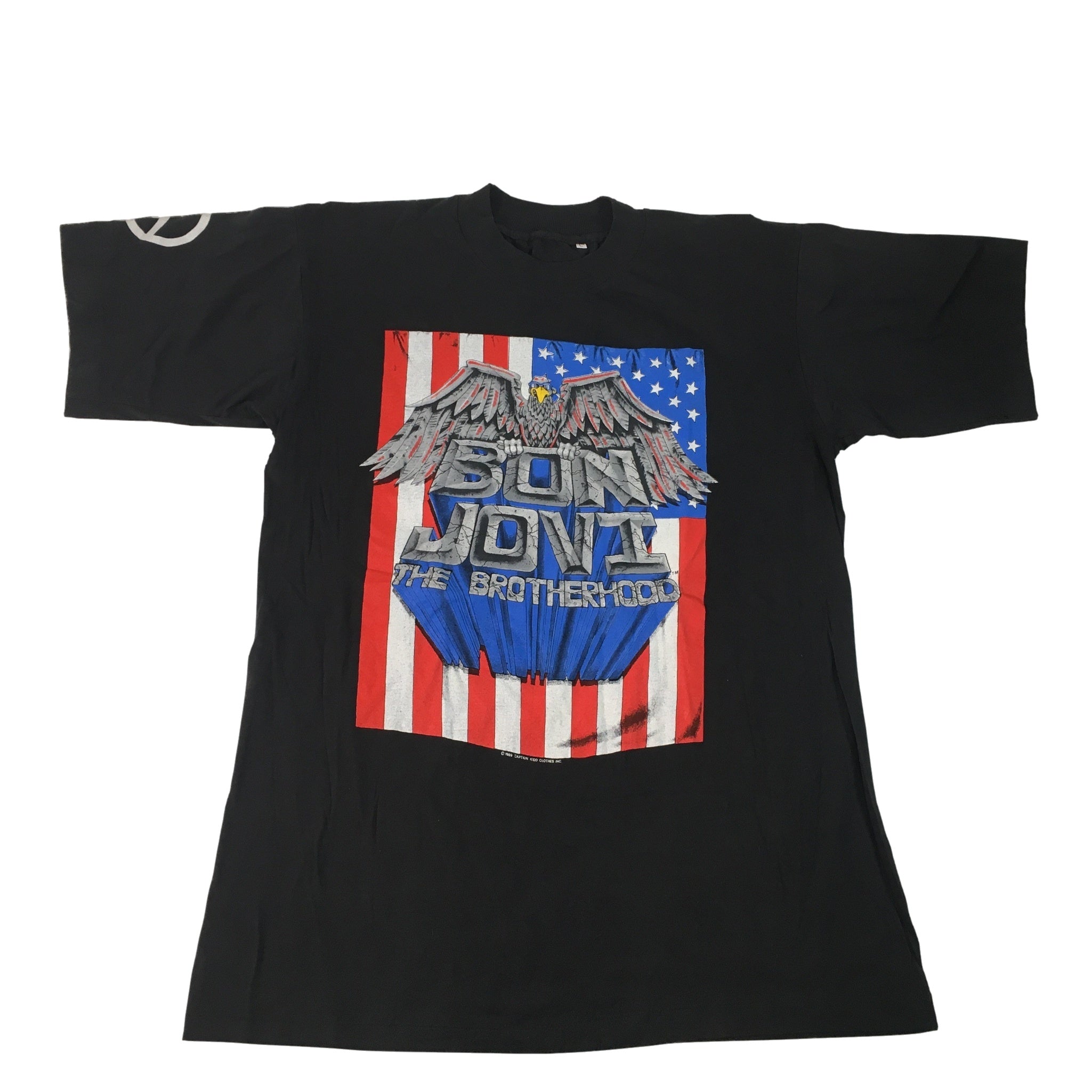 【ビンテージ】BON JOVI 1989 Tシャツ Lサイズ 9/27(火) BON JOVI ヴィンテージTシャツ入荷しました。 : ディスク