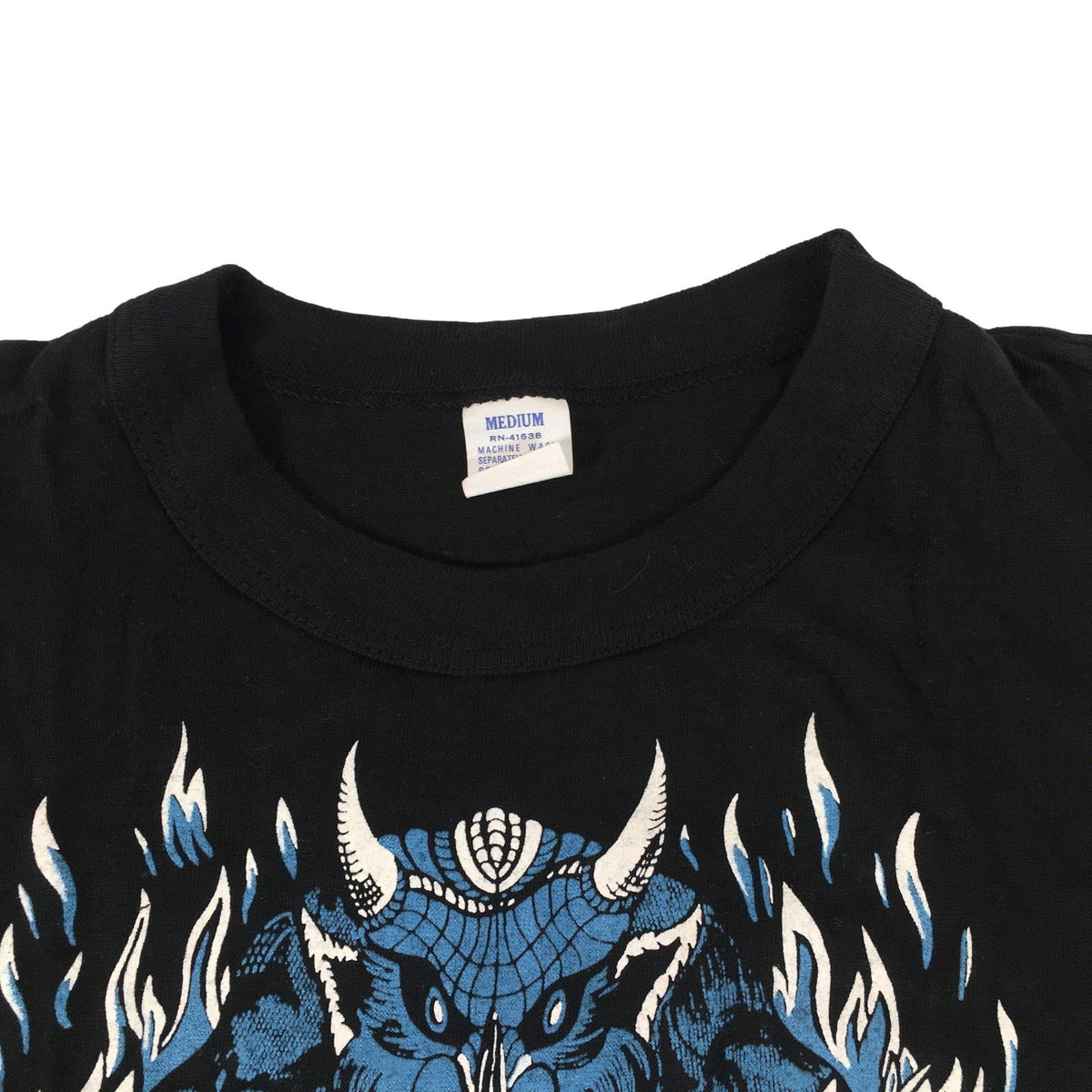 Vintage Original AC/DC Dragon T Shirt Tag detail