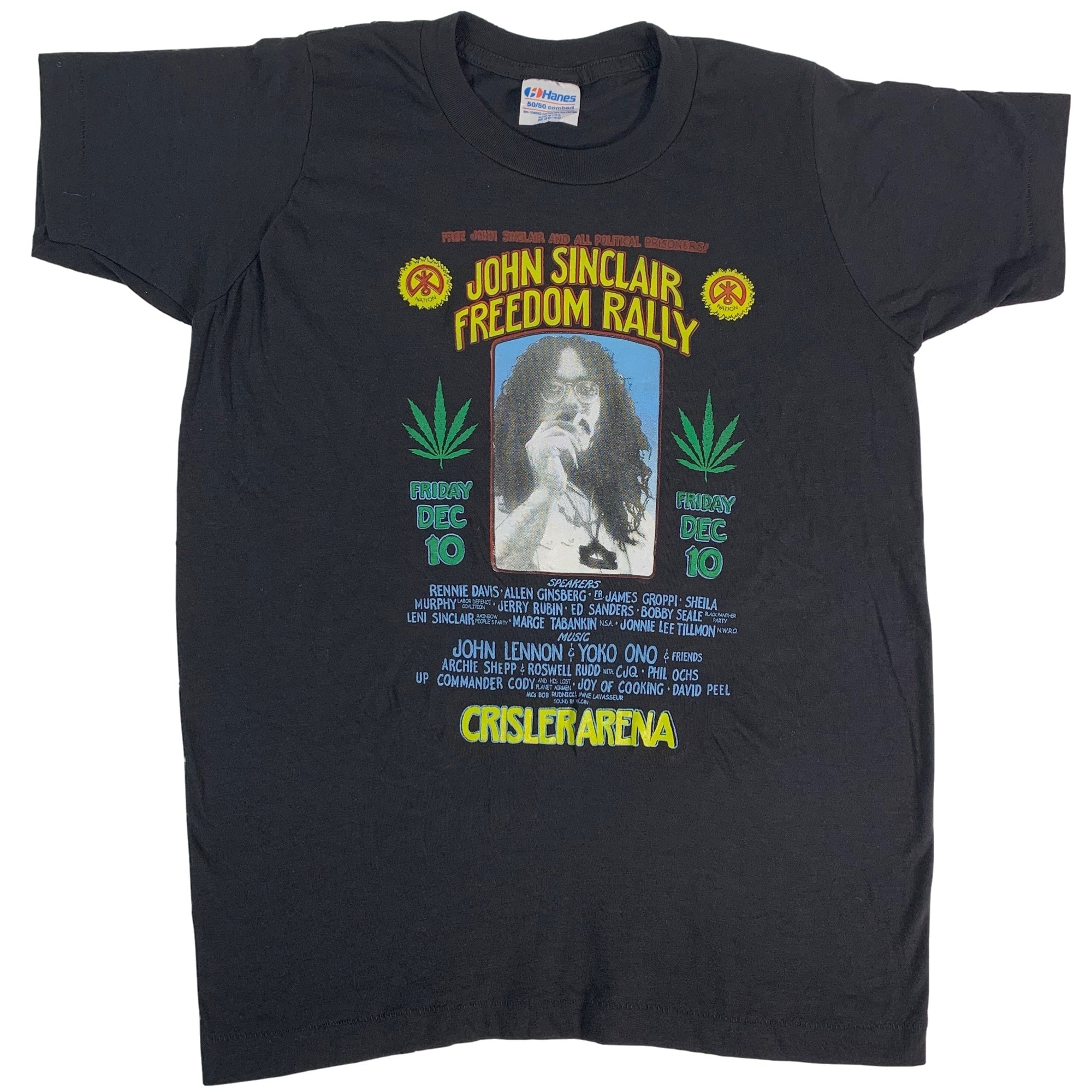 Vintage John Sinclair MC5 "Freedom Rally" T-Shirt - jointcustodydc