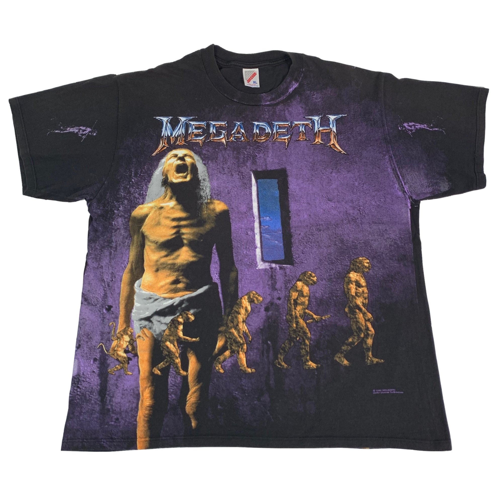 Vintage Megadeth "Countdown To Extinction" All Over Print T-Shirt - jointcustodydc