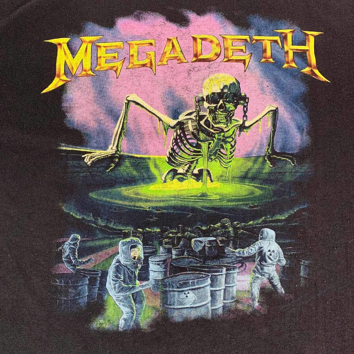 Vintage Megadeth &quot;Contaminated&quot; T-Shirt - jointcustodydc