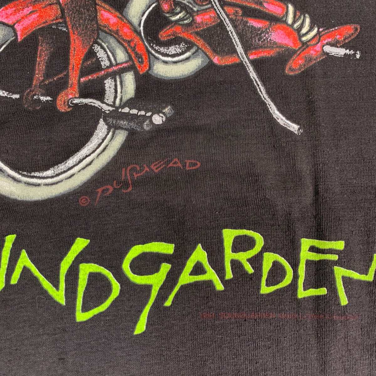 Vintage Soundgarden X Pushead &quot;Kickstand&quot; T-Shirt - jointcustodydc