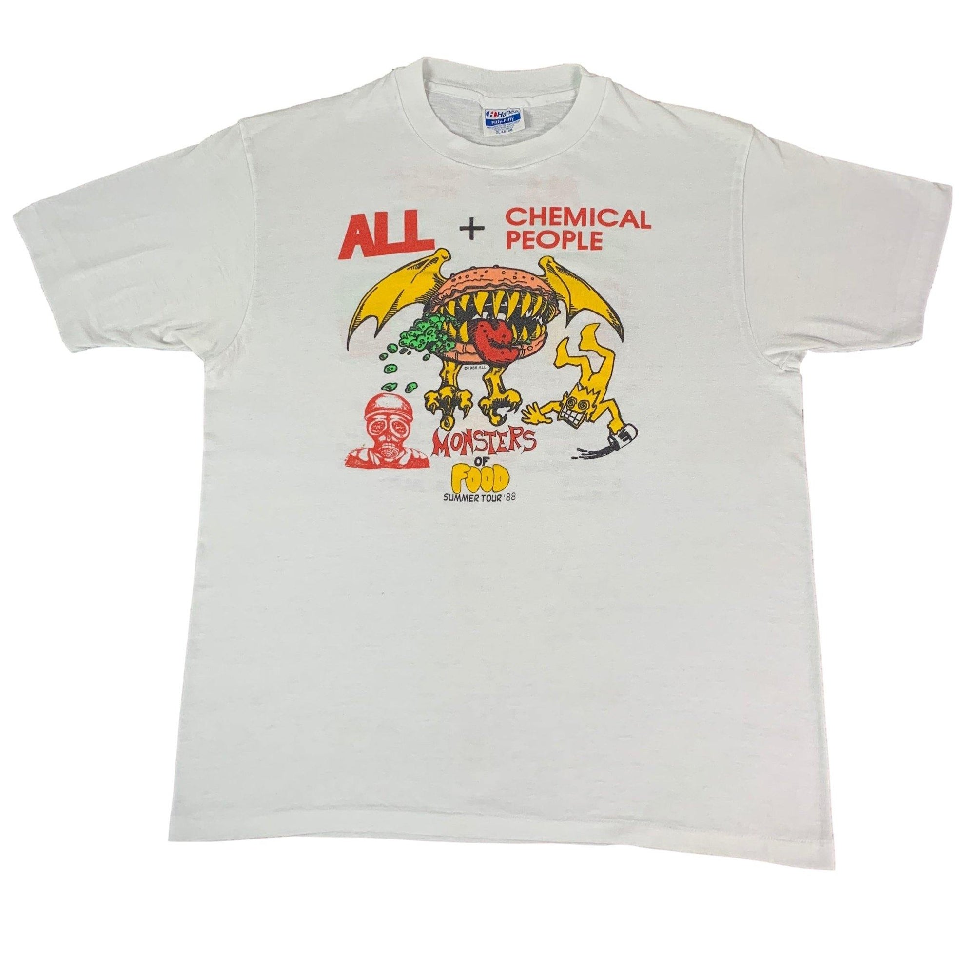 Vintage ALL + Chemical People "Monsters Of Food" T-Shirt - jointcustodydc