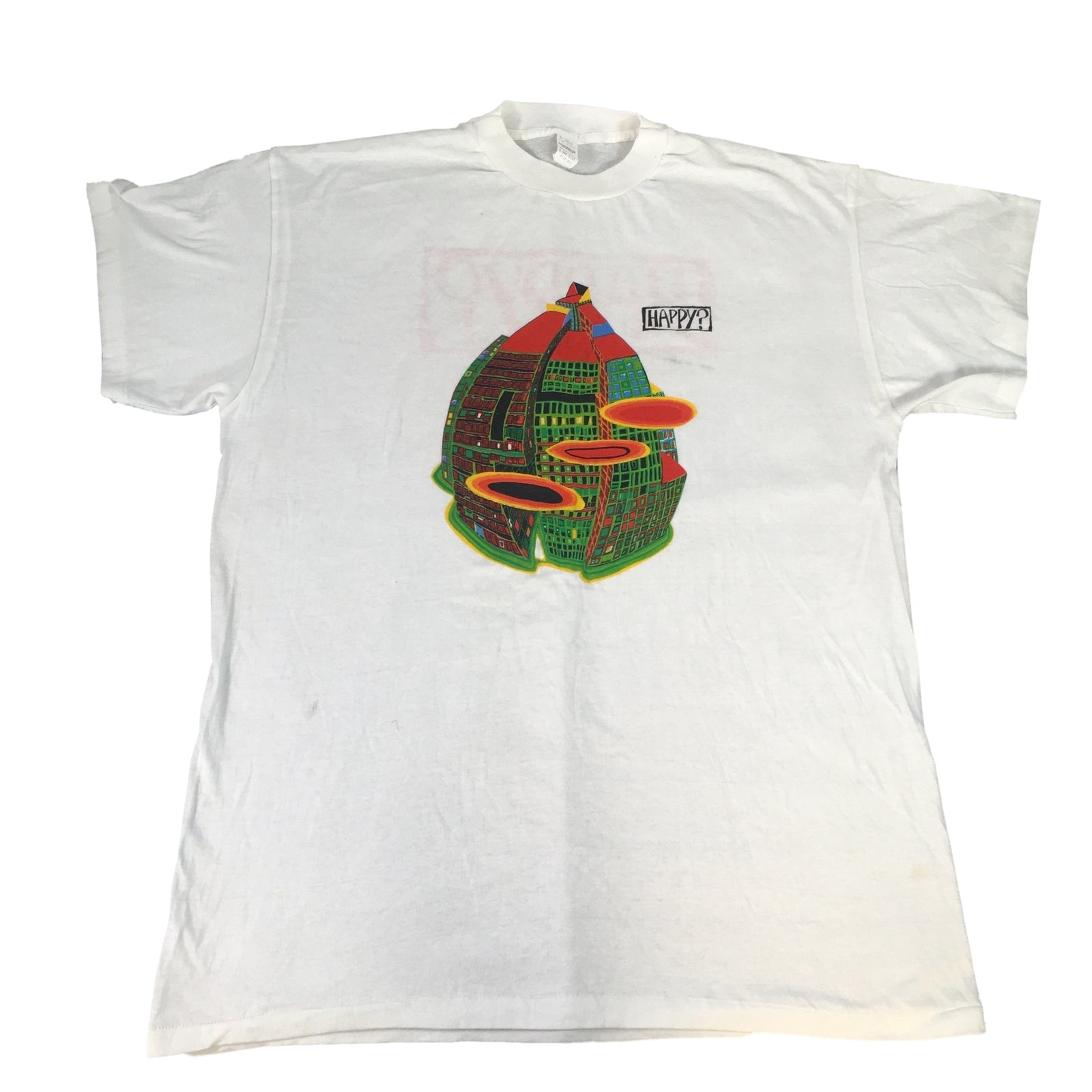 Vintage Public Image Limited "Happy?" T-Shirt - jointcustodydc