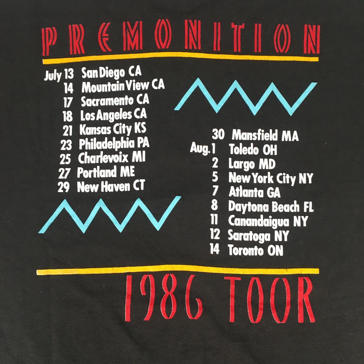 Vintage Peter Frampton &quot;Premonition&quot; T-Shirt - jointcustodydc