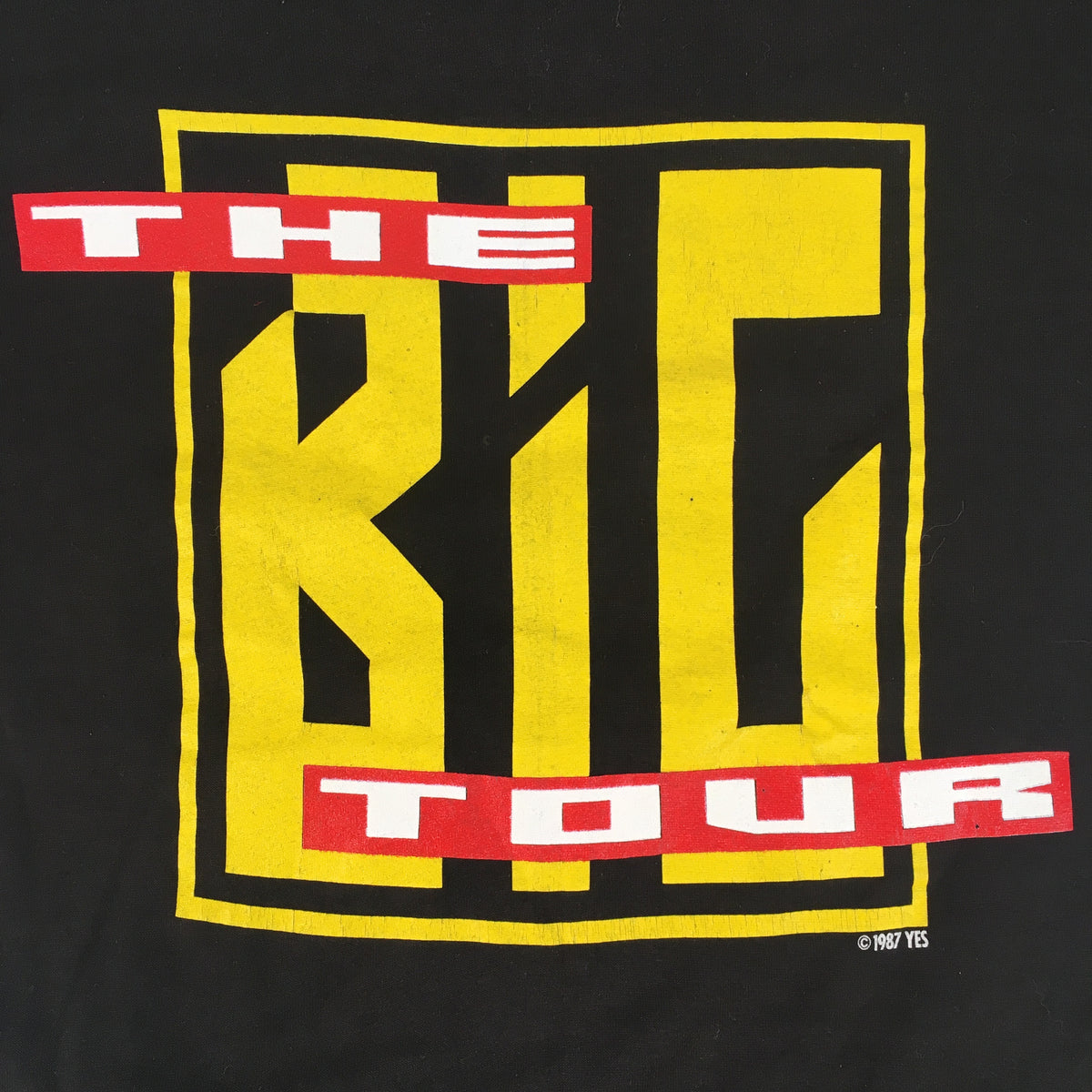 Vintage YES &quot;The Big Generator Tour&quot; T-Shirt - jointcustodydc