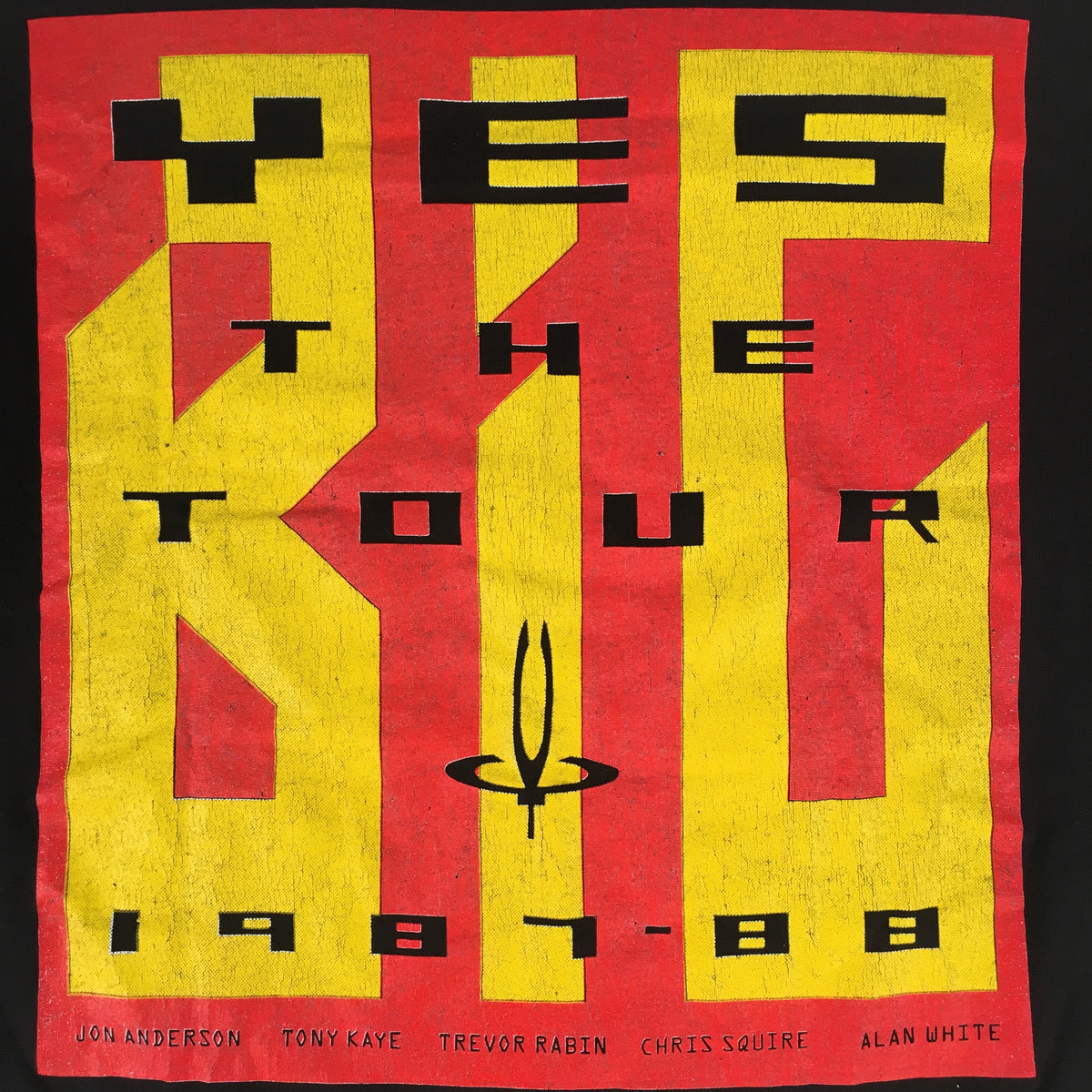 Vintage YES &quot;The Big Generator Tour&quot; T-Shirt - jointcustodydc