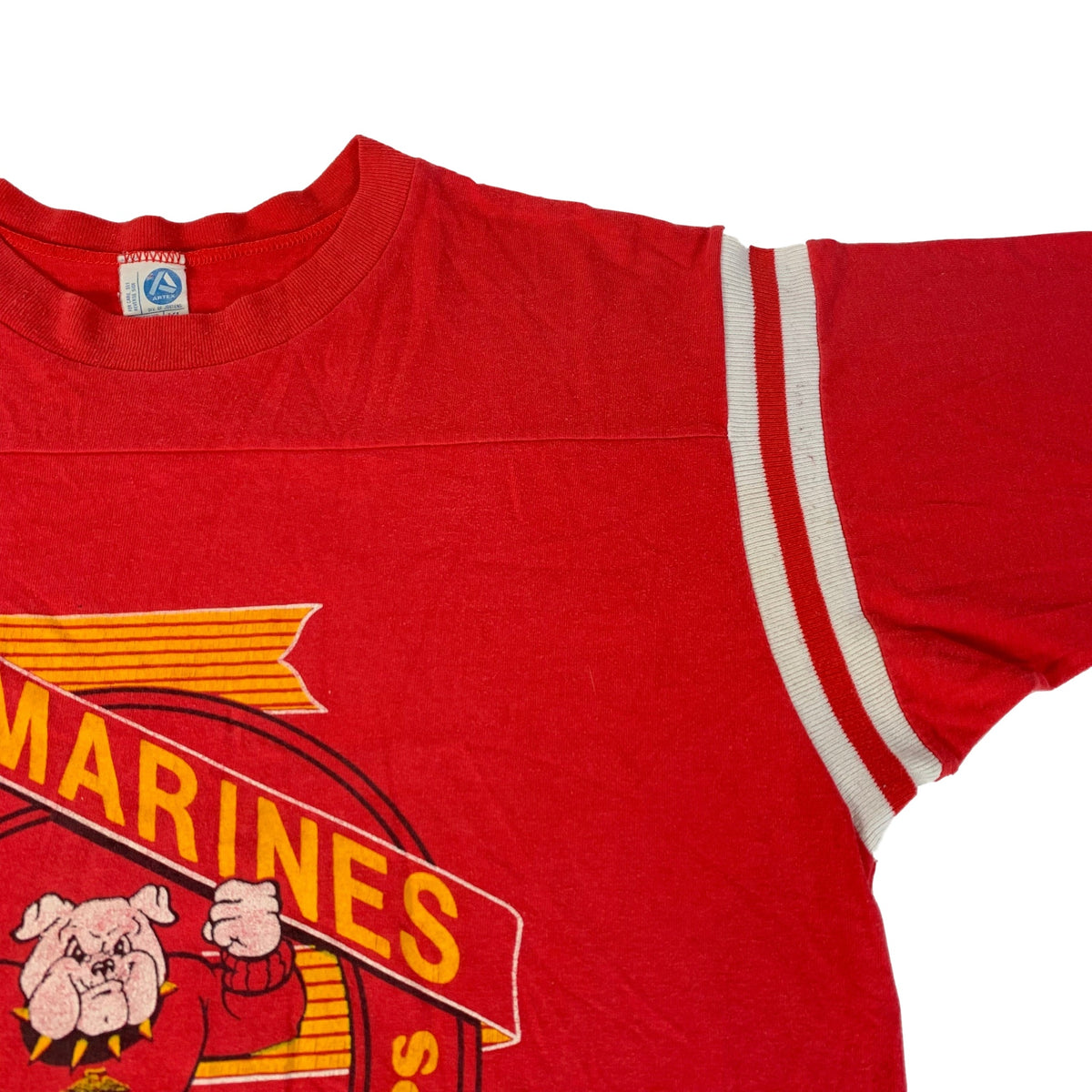 Vintage Artex Marines USMC &quot;Marine Corps&quot; Football T-Shirt - jointcustodydc