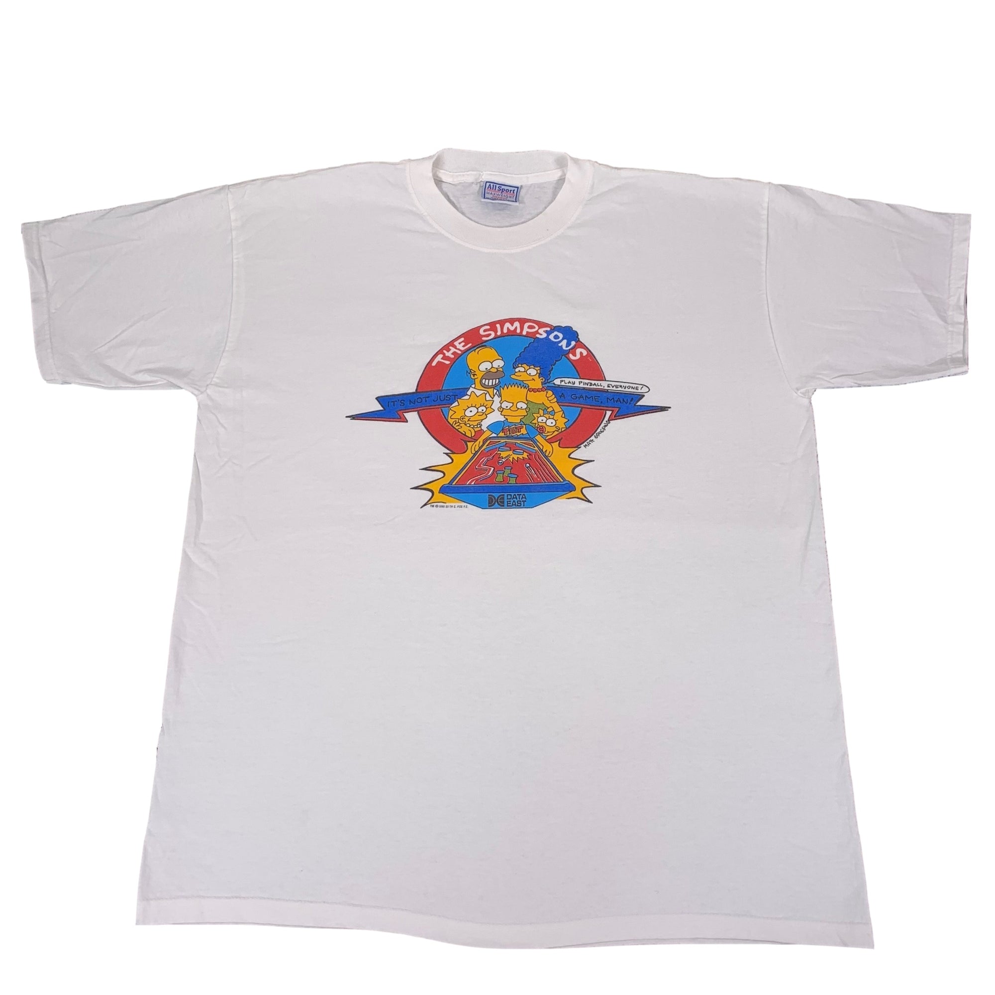 Vintage The Simpsons "Pinball" T-Shirt - jointcustodydc