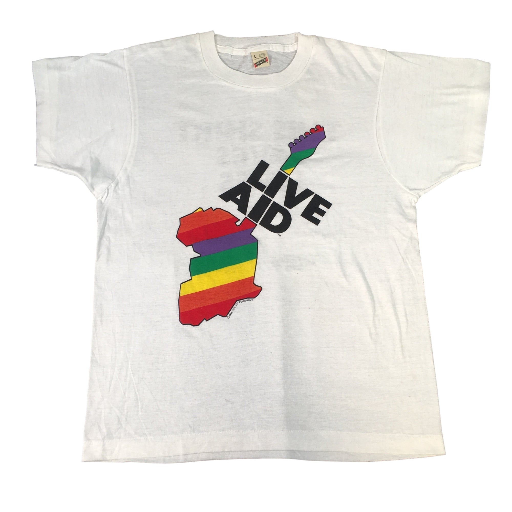 Vintage Live Aid "This Shirt Saves Lives" T-Shirt - jointcustodydc