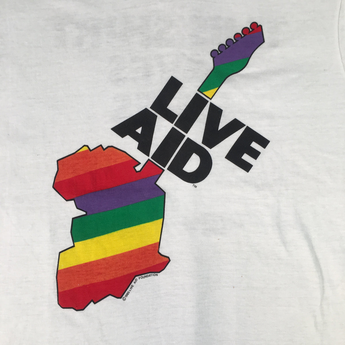 Vintage Live Aid &quot;This Shirt Saves Lives&quot; T-Shirt - jointcustodydc