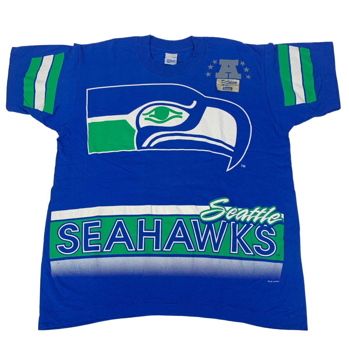 Vintage Seattle Seahawks &quot;Salem Sportswear&quot; T-Shirt - jointcustodydc