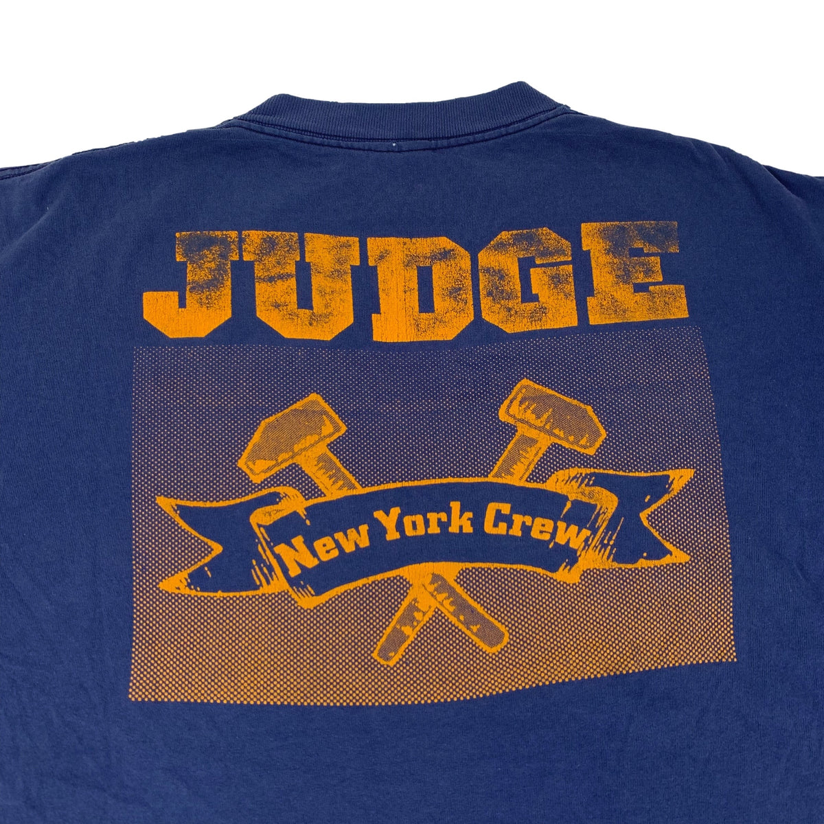 Vintage Judge &quot;New York Crew&quot; Schism Records Long Sleeve T-Shirt - jointcustodydc