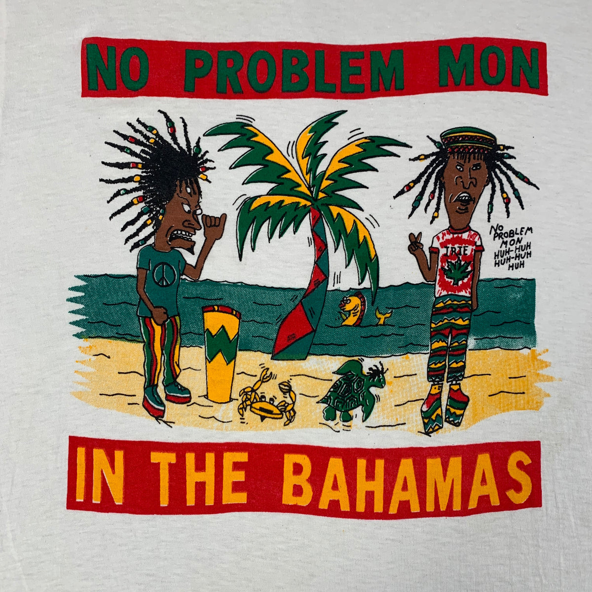 Vintage Beavis And Butthead &quot;In The Bahamas&quot; T-Shirt - jointcustodydc
