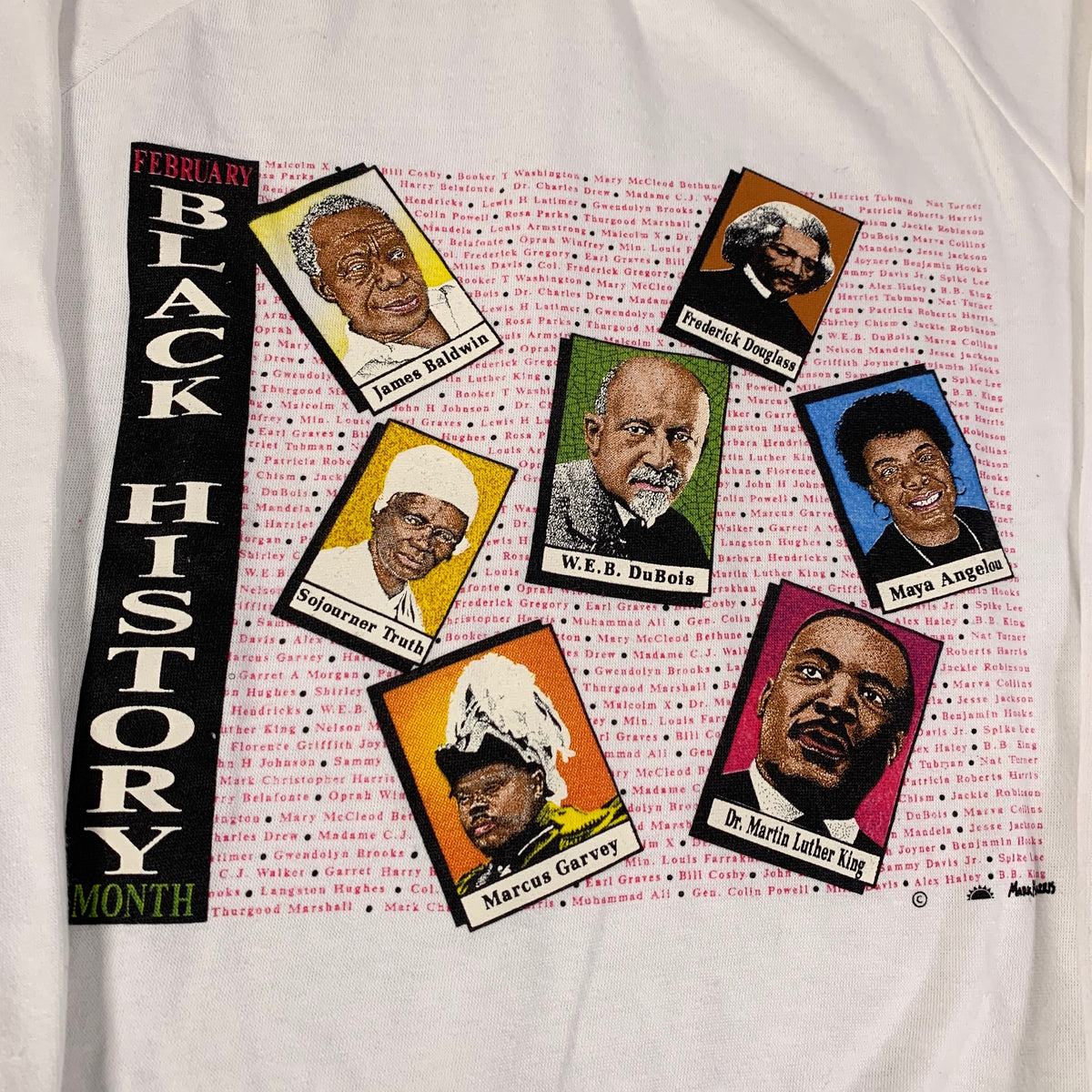 Vintage Black History Month &quot;Maya Angelou&quot; Crewneck Sweatshirt - jointcustodydc