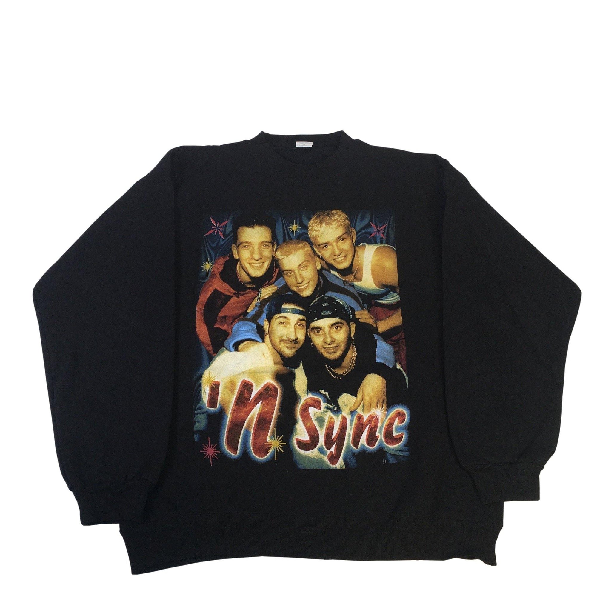 Vintage NSYNC "Group Photo" Crewneck Sweatshirt - jointcustodydc