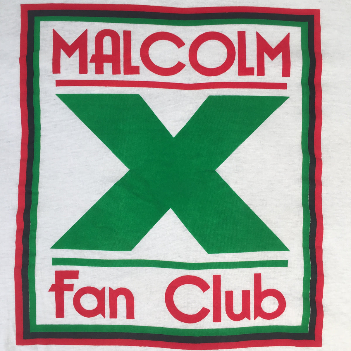 Vintage Malcolm X &quot;Fan Club&quot; T-Shirt - jointcustodydc