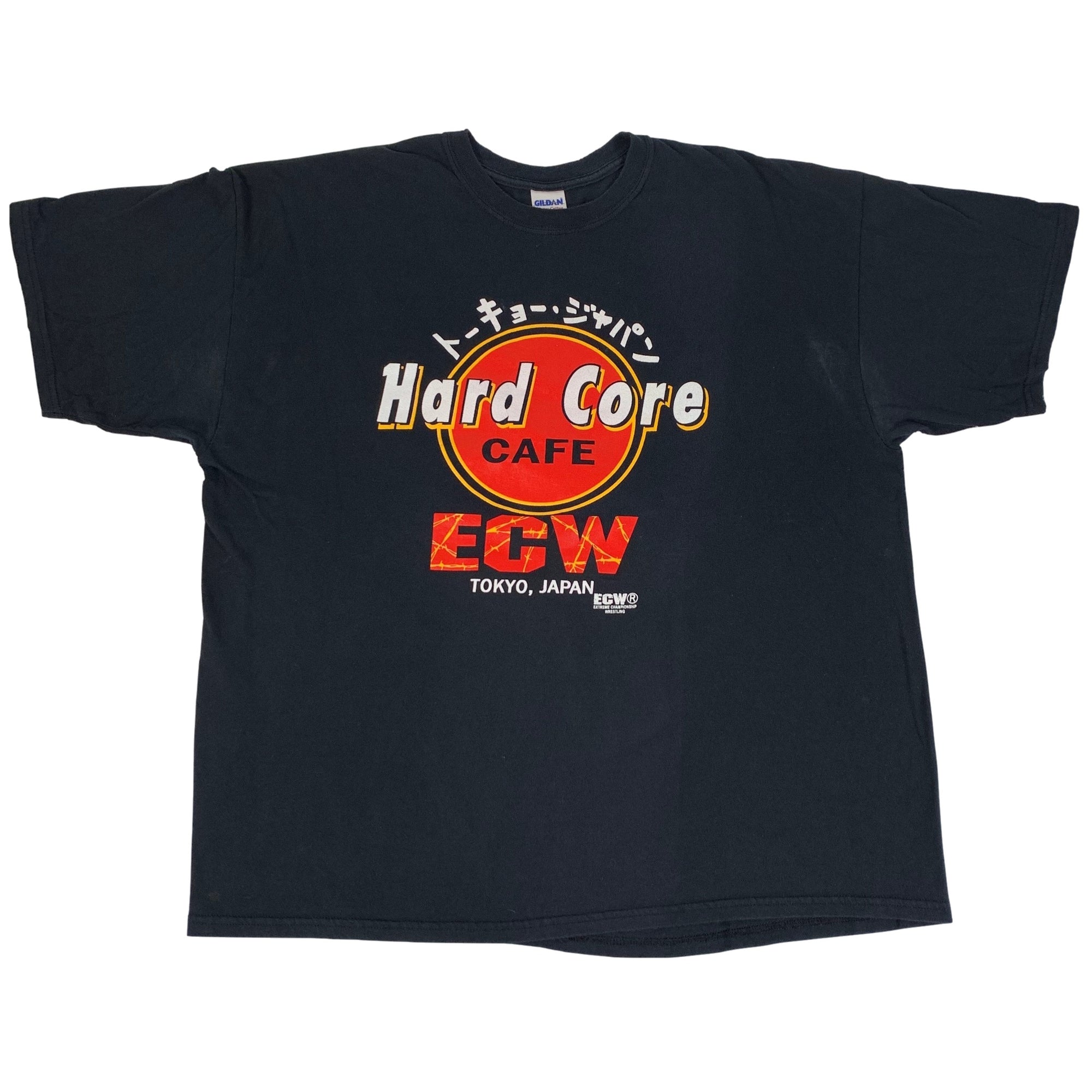 Vintage ECW Japan "Hard Core Cafe" Tour T-Shirt - jointcustodydc