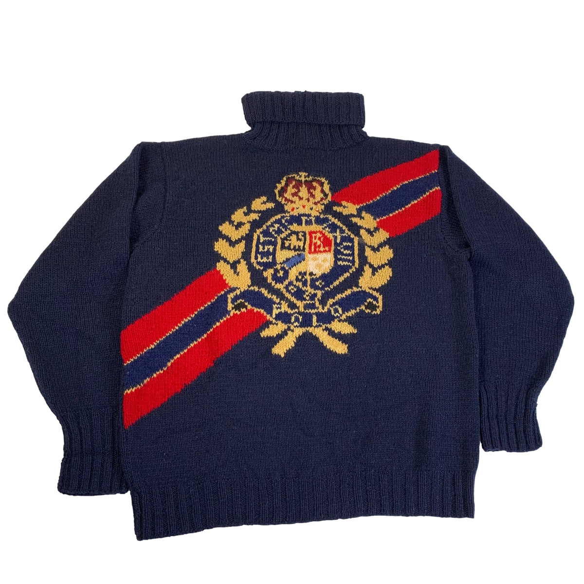 Vintage Ralph Lauren Polo &quot;Crest&quot; Wool Sweater - jointcustodydc