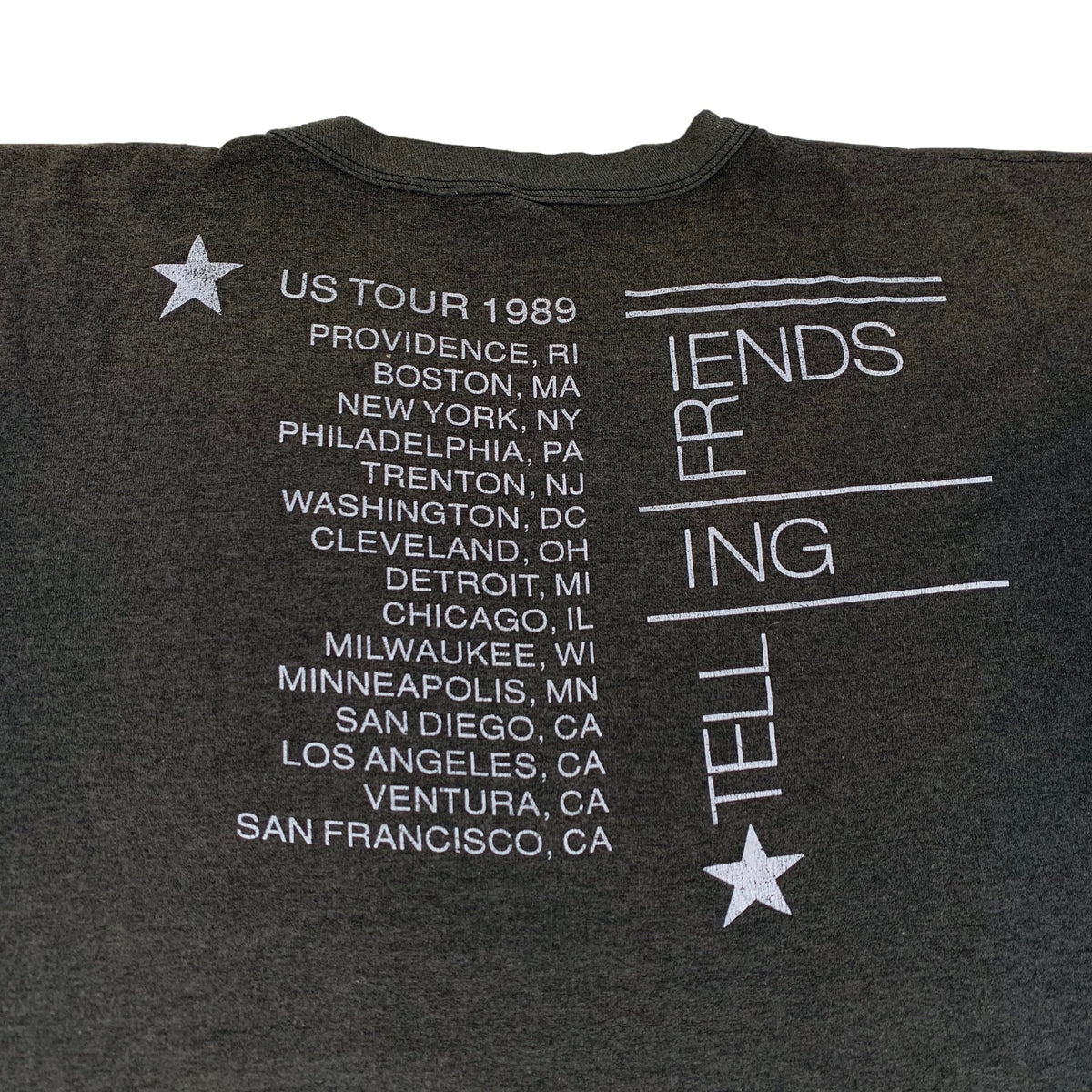 Vintage Buzzcocks &quot;Telling Friends&quot; 1989 Tour T-Shirt - jointcustodydc