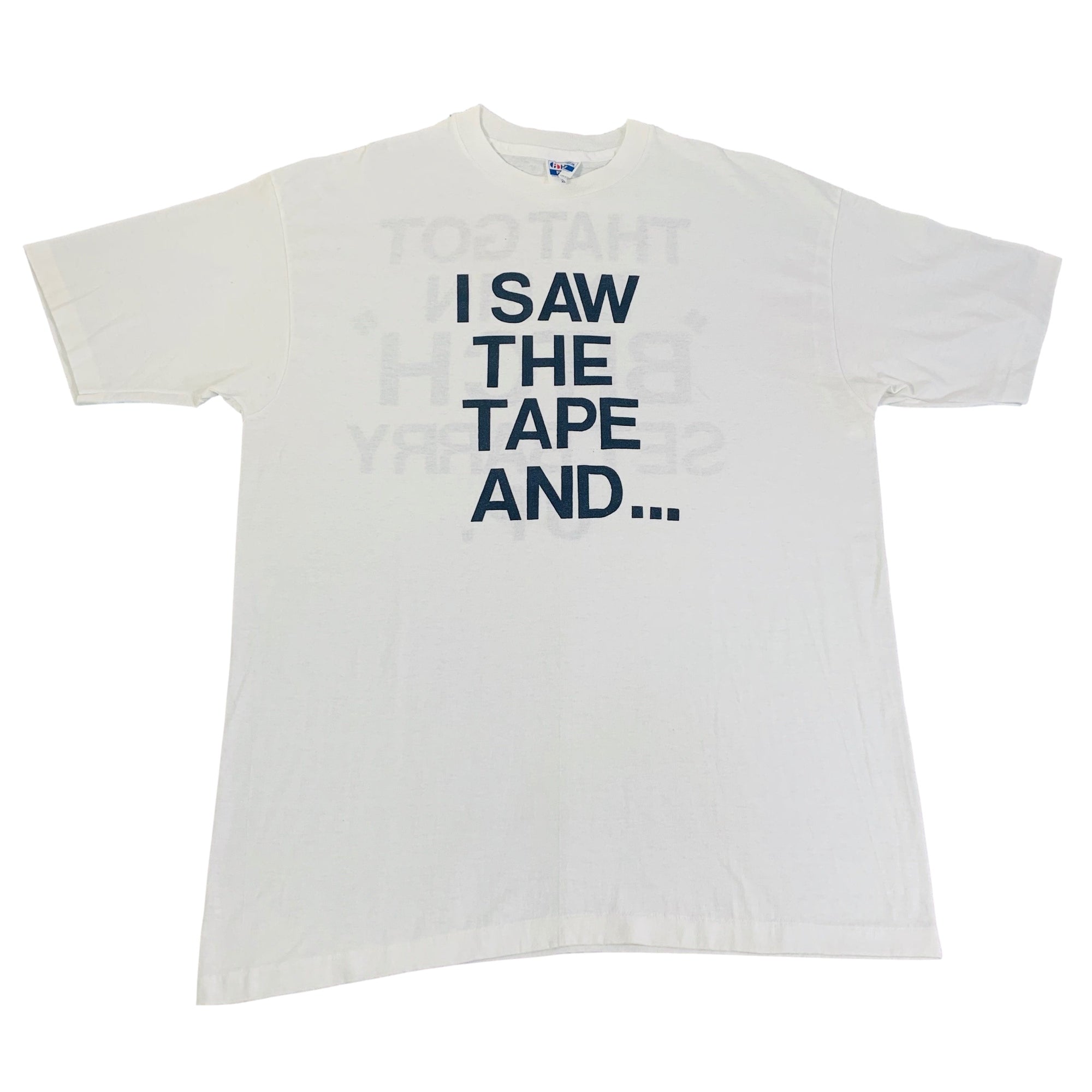 Vintage Marion Barry "I Saw The Tape And..." T-Shirt - jointcustodydc