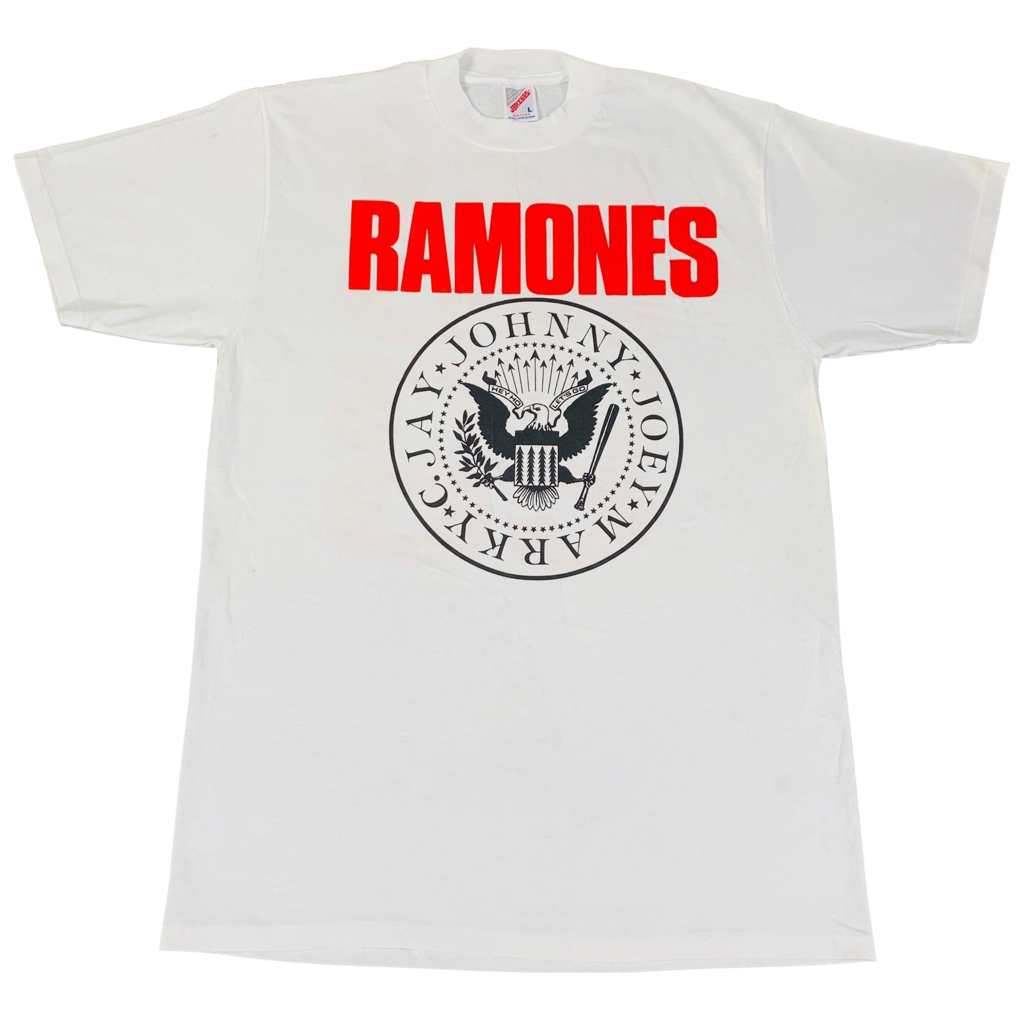 T-shirt Homme Bravado Ramones - Sceau Présidentiel Imprimé, 100% Coton, Coupe Régulière, Manches Courtes, Col Rond