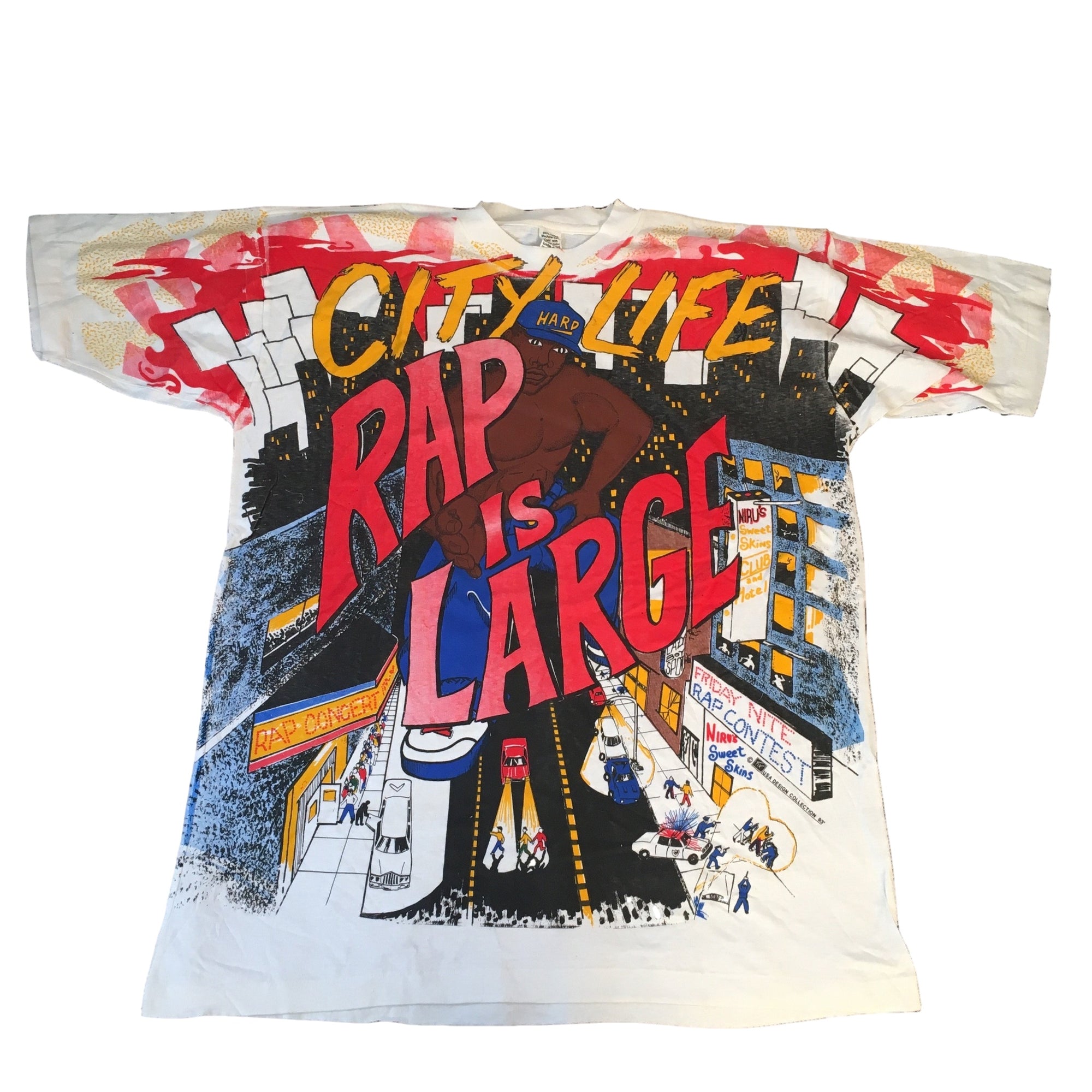 Vintage City Life "Rap Is Large" T-Shirt - jointcustodydc