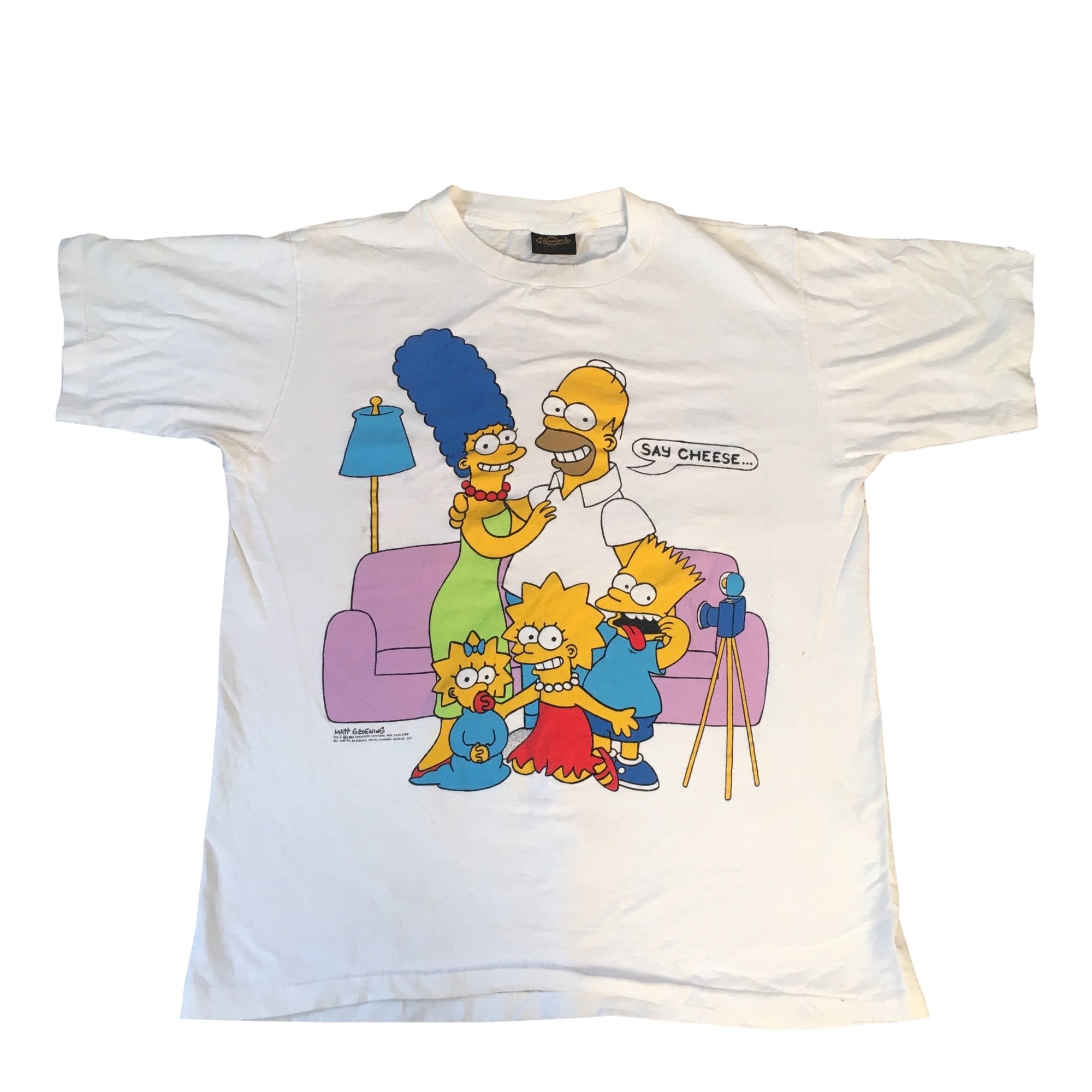 Vintage The Simpsons "Family Photo" T-Shirt - jointcustodydc