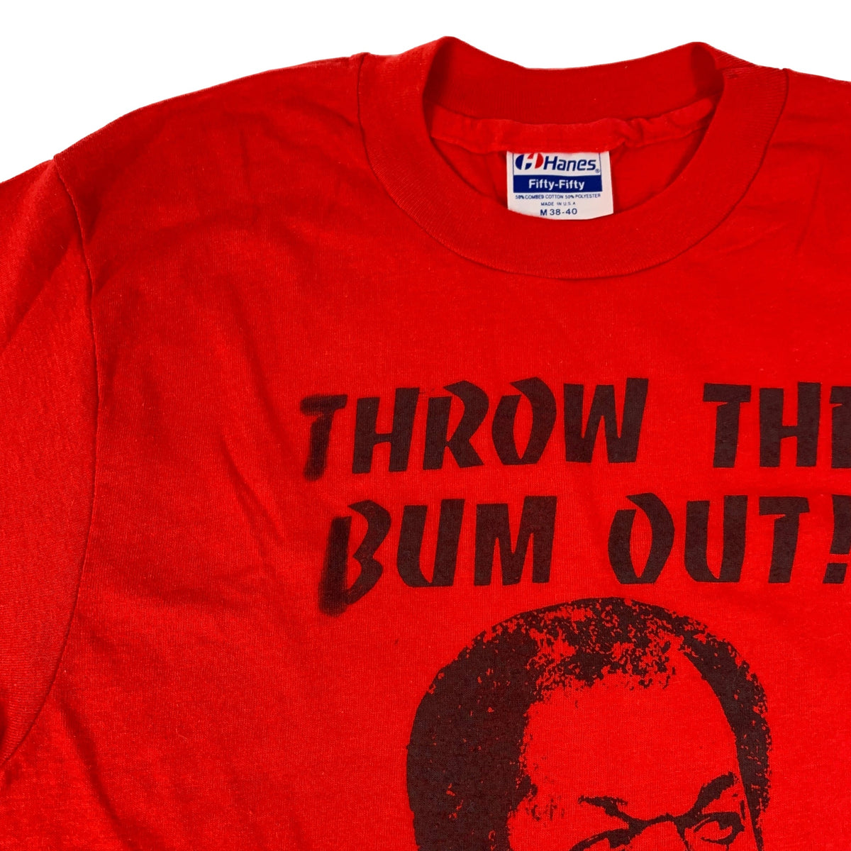 Vintage Marion Barry &quot;Throw The Bum Out!&quot; T-Shirt - jointcustodydc