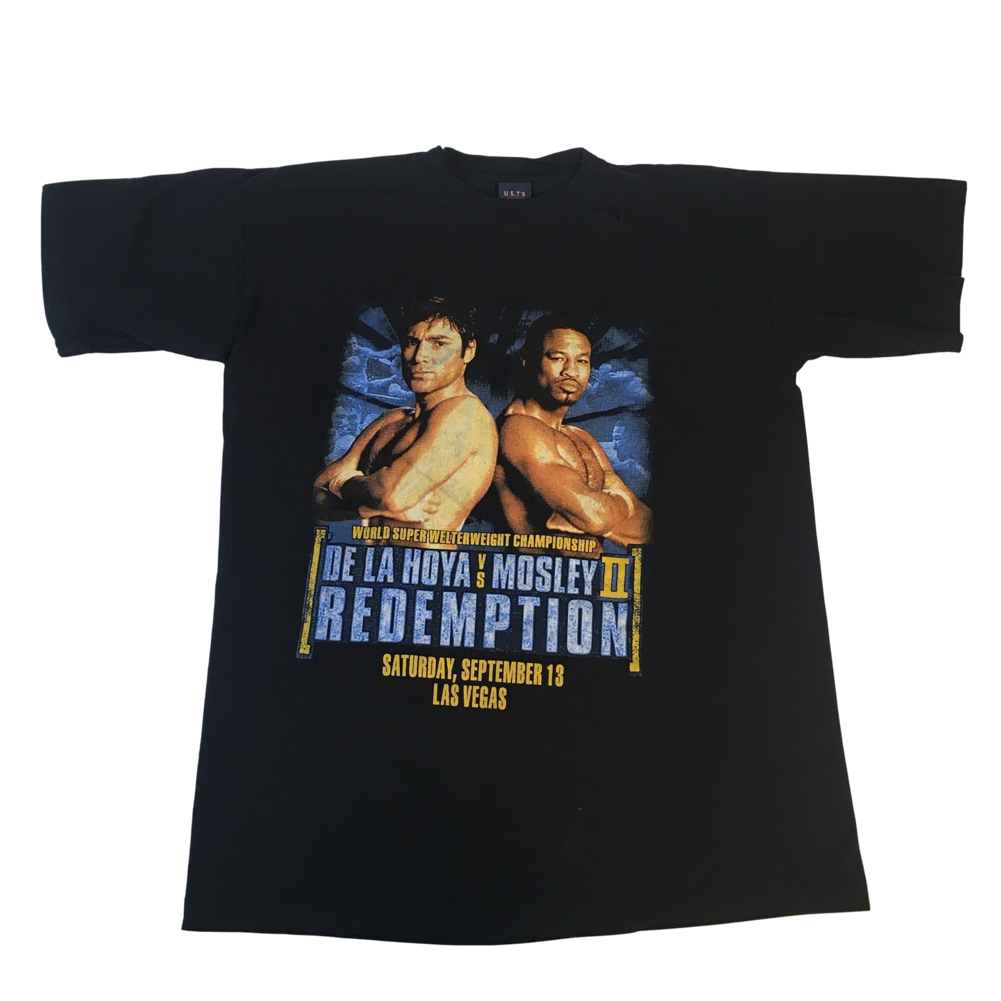 Vintage Oscar De La Hoya Vs. Mosley "Redemption" T-Shirt - jointcustodydc