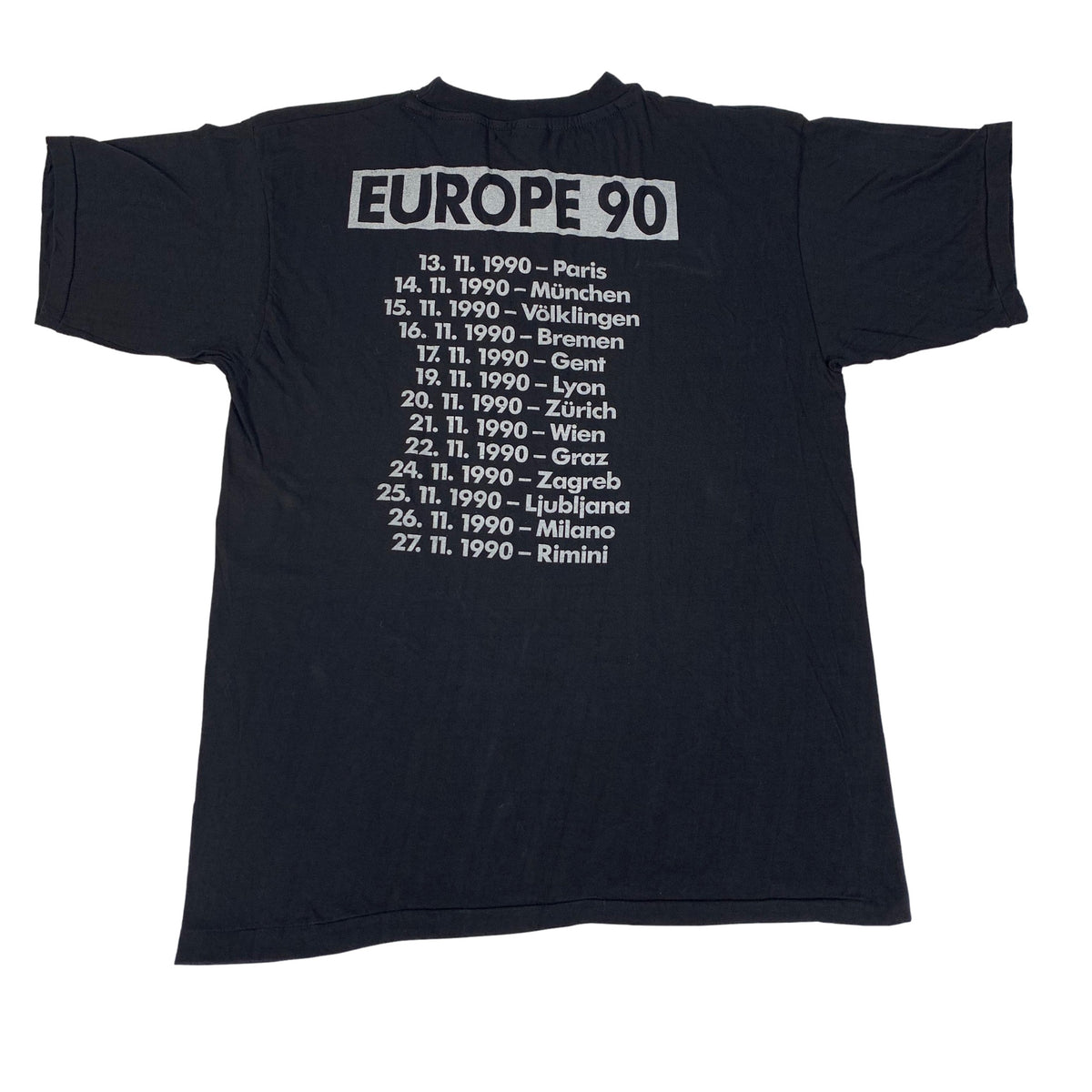 Vintage Ramones &quot;Europe 1990&quot; T-Shirt - jointcustodydc