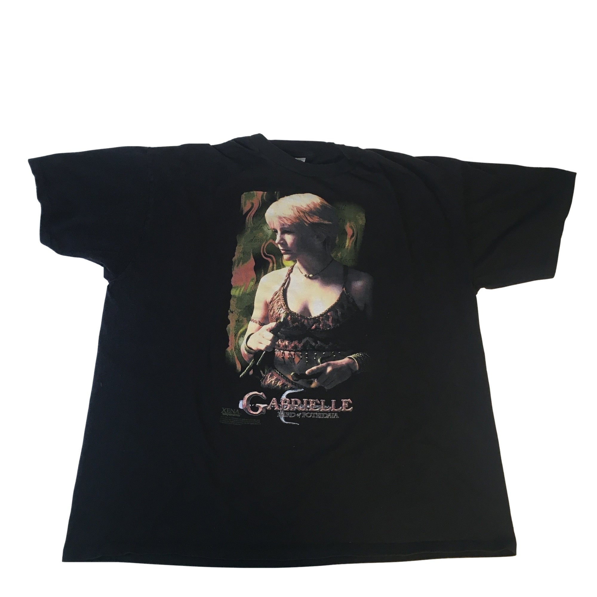 Vintage Xena Warrior Princess "Bard Of Potidaea" T-Shirt - jointcustodydc