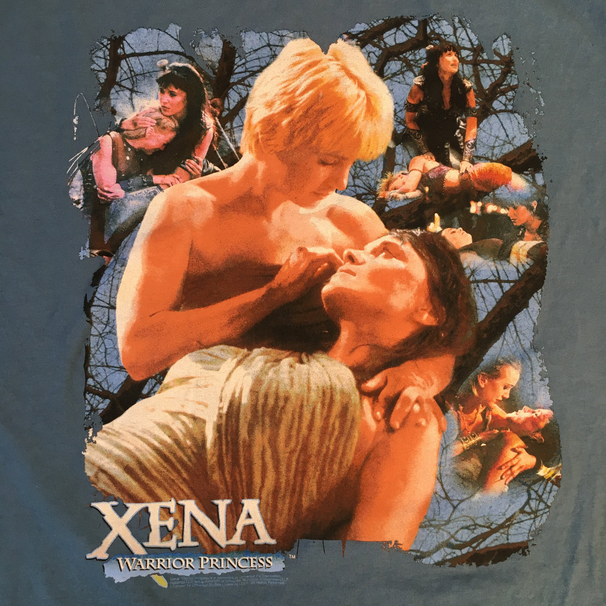 Vintage Xena Warrior Princess &quot;Xena &amp; Gabrielle&quot; T-Shirt - jointcustodydc