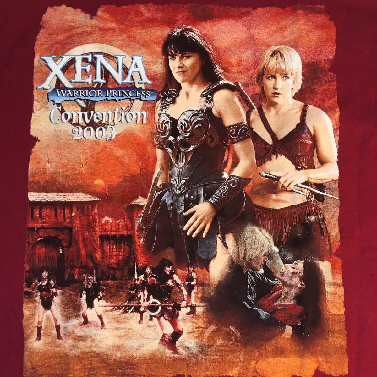 Vintage Xena Warrior Princess &quot;Convention 03&quot; T-Shirt - jointcustodydc