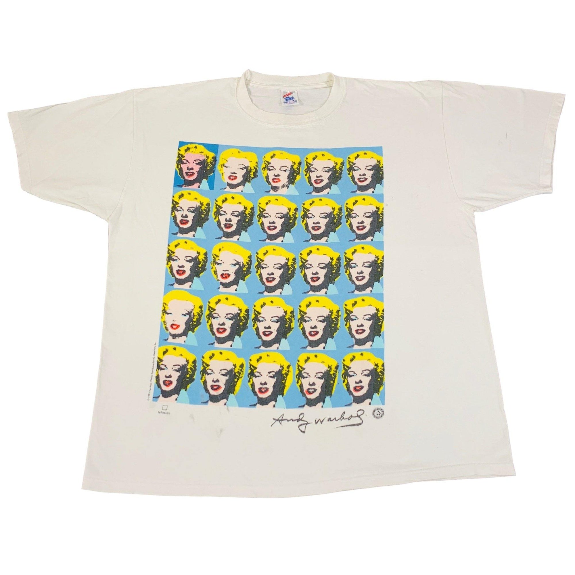 Vintage Andy Warhol Marilyn Monroe "Foundation For The Visual Arts" T-Shirt - jointcustodydc