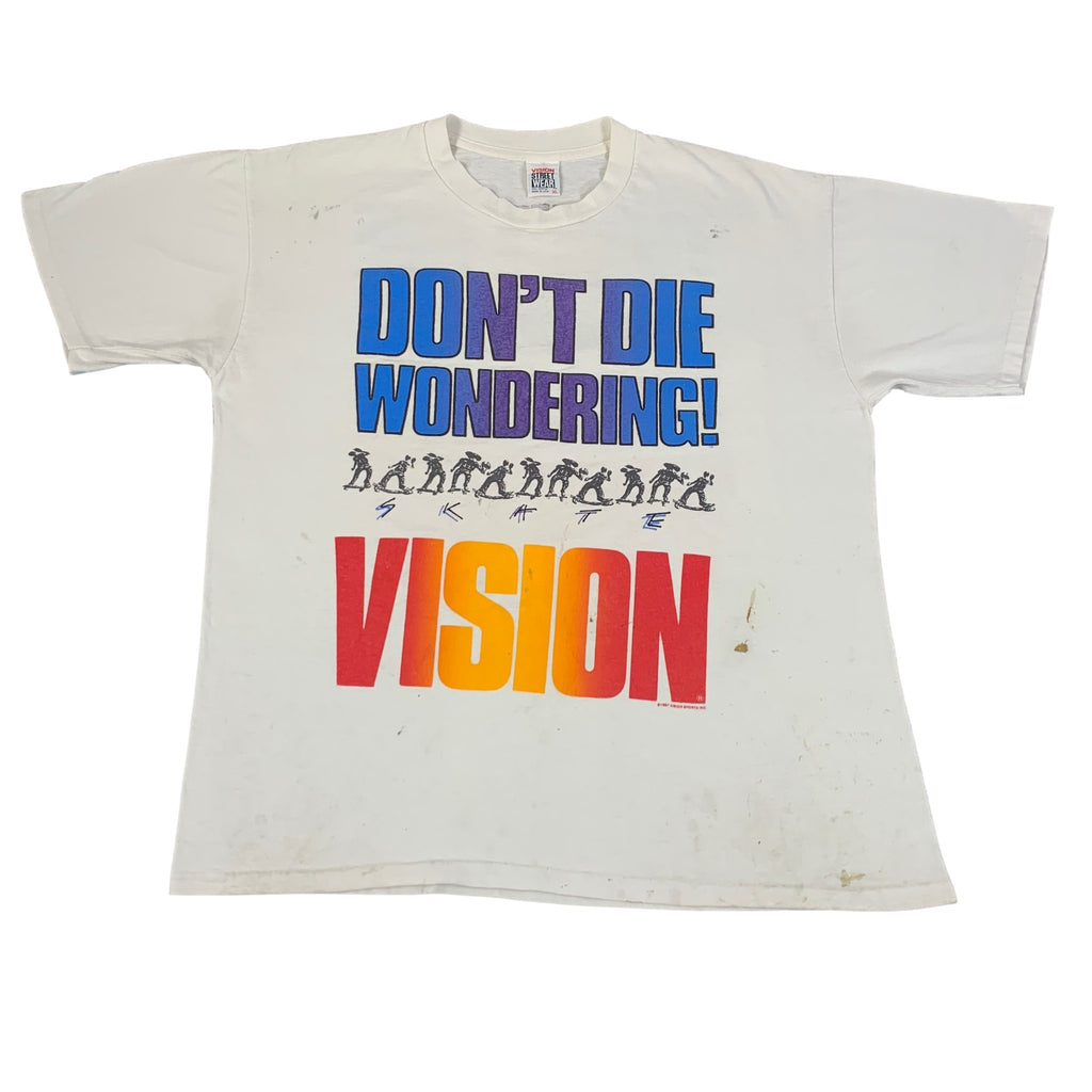 正規品 DIO 1993 STRANGE HIGHWAYS ヴィンテージTシャツ Rare!! Vintage Vision Street Wear Skateboarding Logo T-shirt