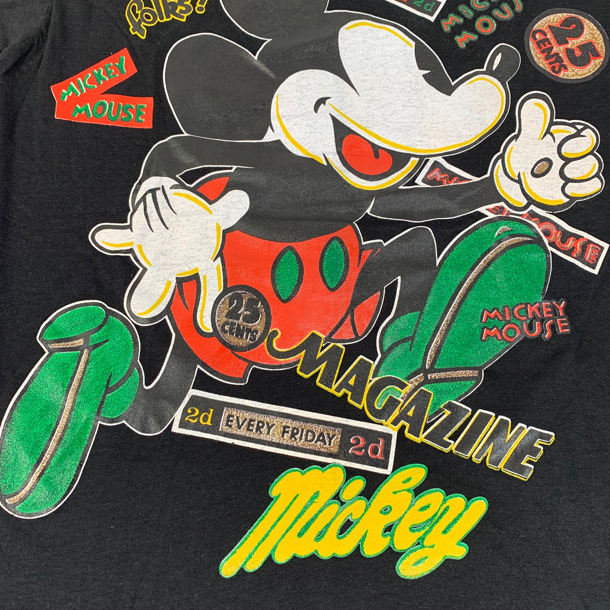 Vintage Mickey Mouse &quot;Magazine&quot; T-Shirt - jointcustodydc