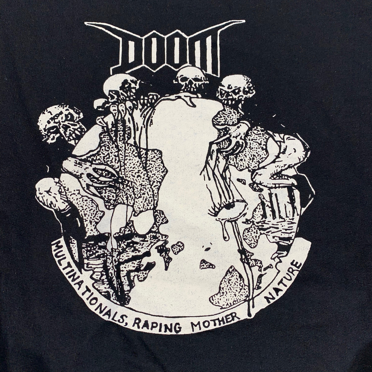 Vintage Doom &quot;Multinationals, Raping Mother Nature&quot; Crewneck Sweatshirt - jointcustodydc