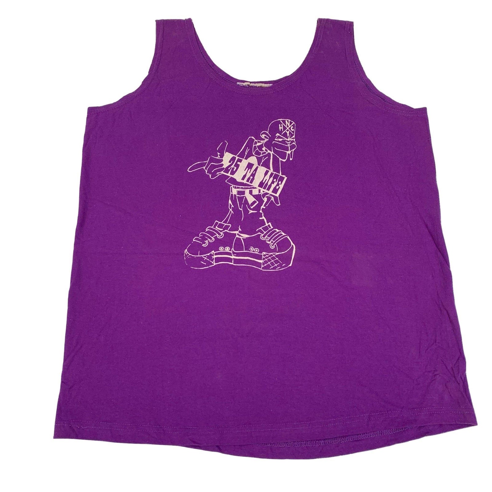 Vintage original 25 Ta Life NYHC Tank Top front
