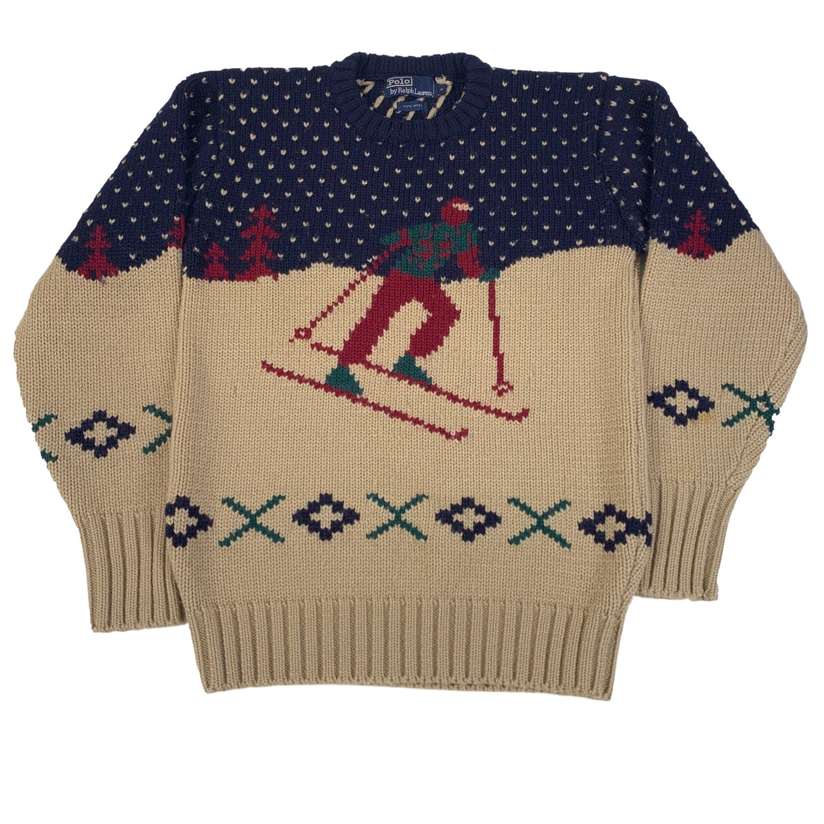 Vintage Polo Ralph Lauren Wool &quot;Ski&quot; Sweater - jointcustodydc