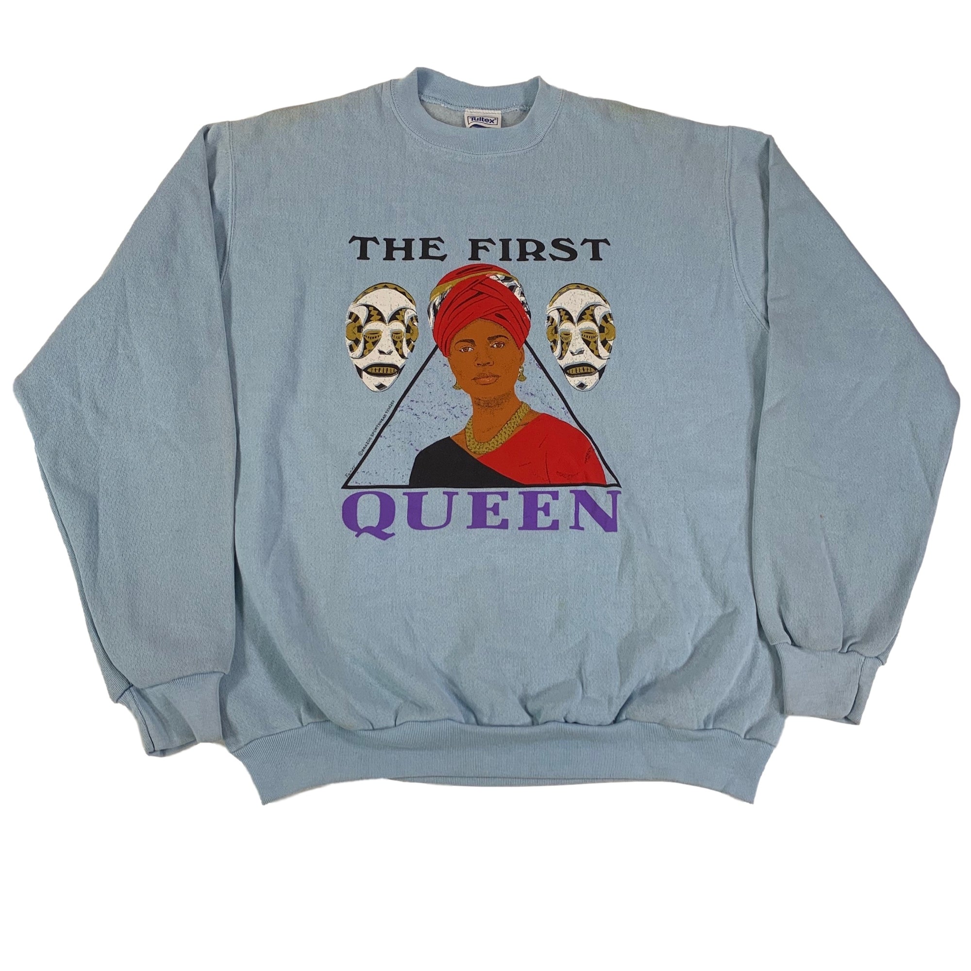 Vintage The First Queen "Afrocentric" Crewneck Sweatshirt - jointcustodydc