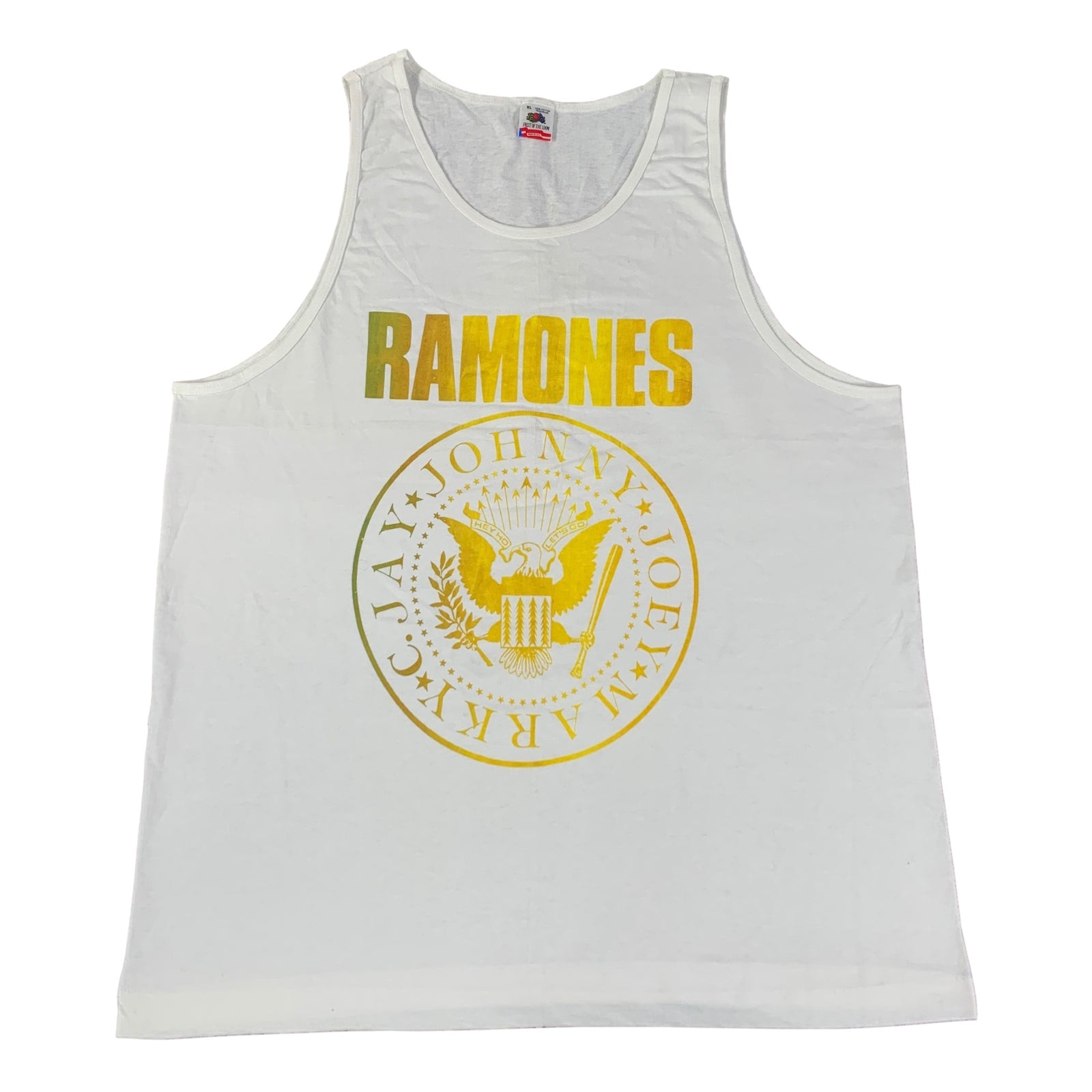Vintage Ramones "Escape From New York" Hand Screened NYC Gradient Tank Top - jointcustodydc
